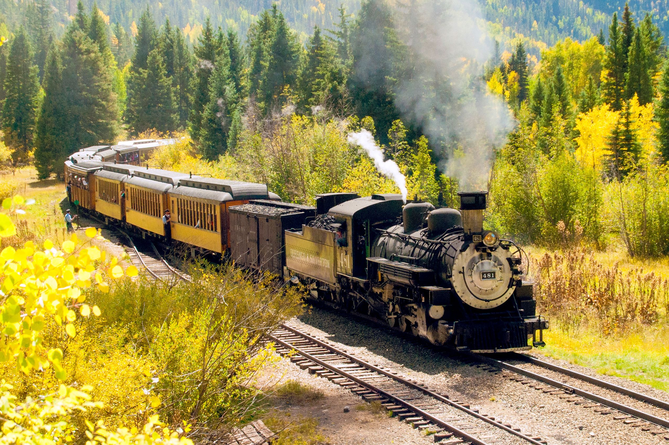 Ãœber die Durango and Silverton Narrow Gauge Railroad Colorado entdecken