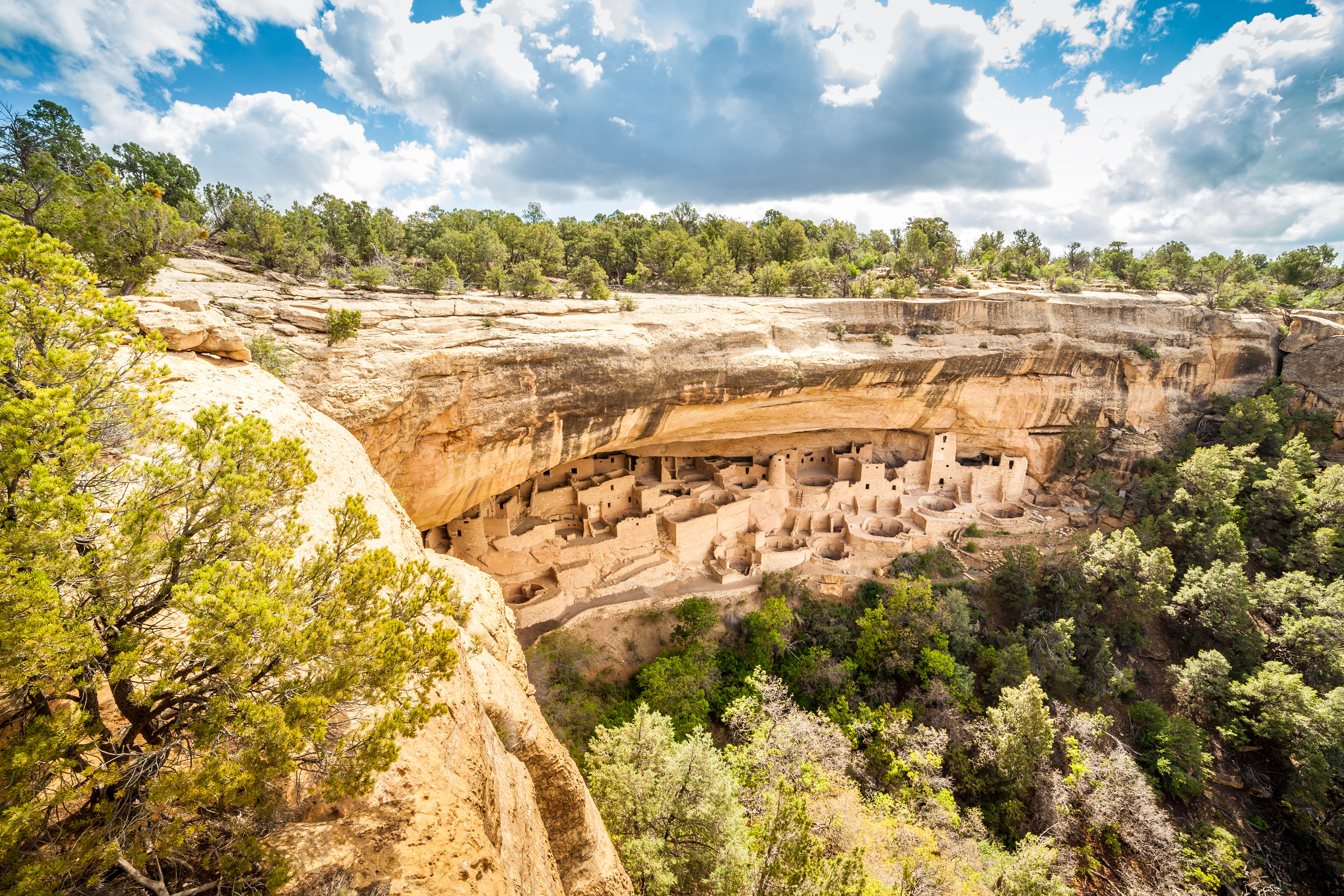 Klippenwohnungen im Mesa Verde National Parks, Colorado