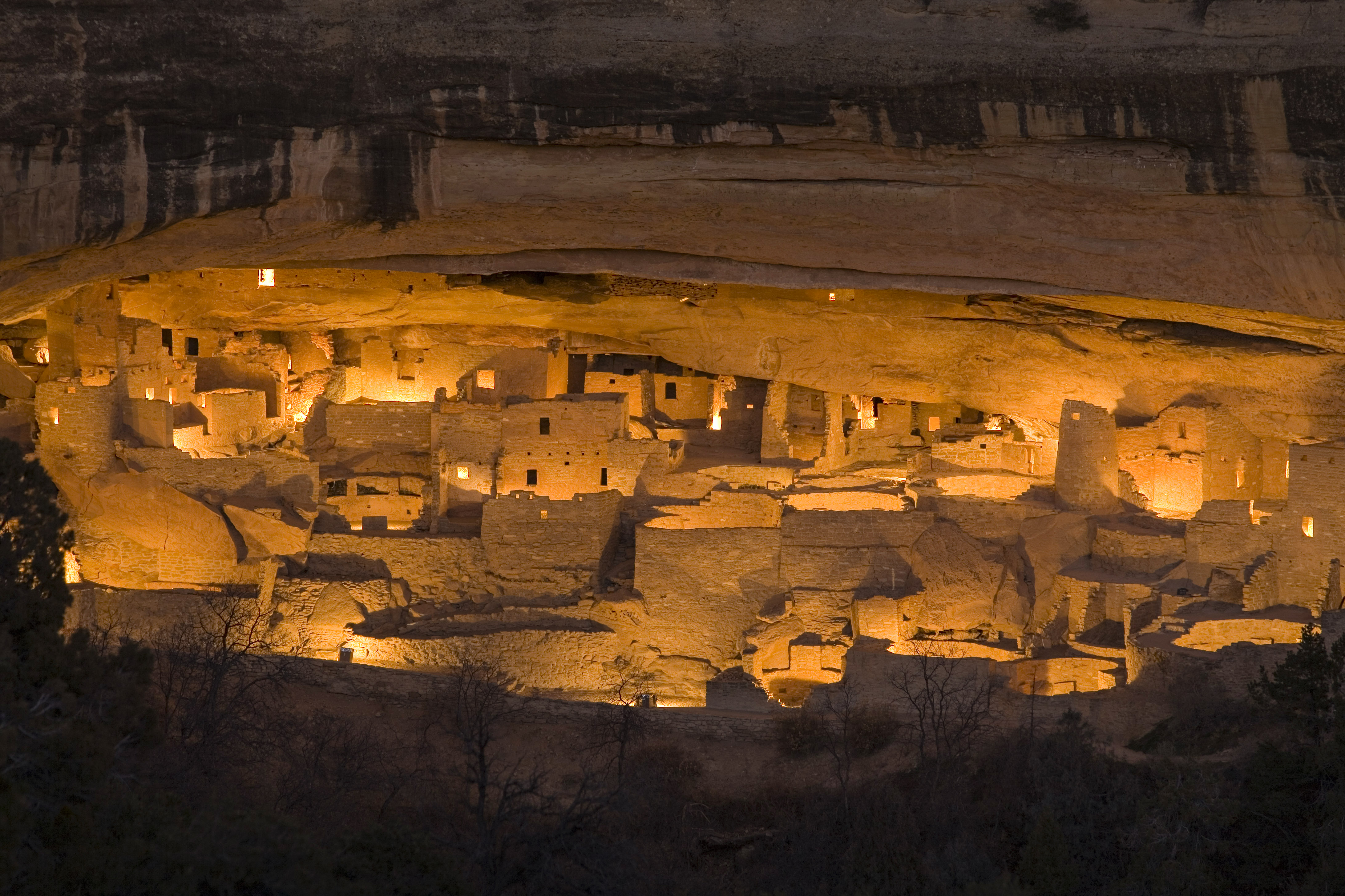Mesa Verde bei Nacht