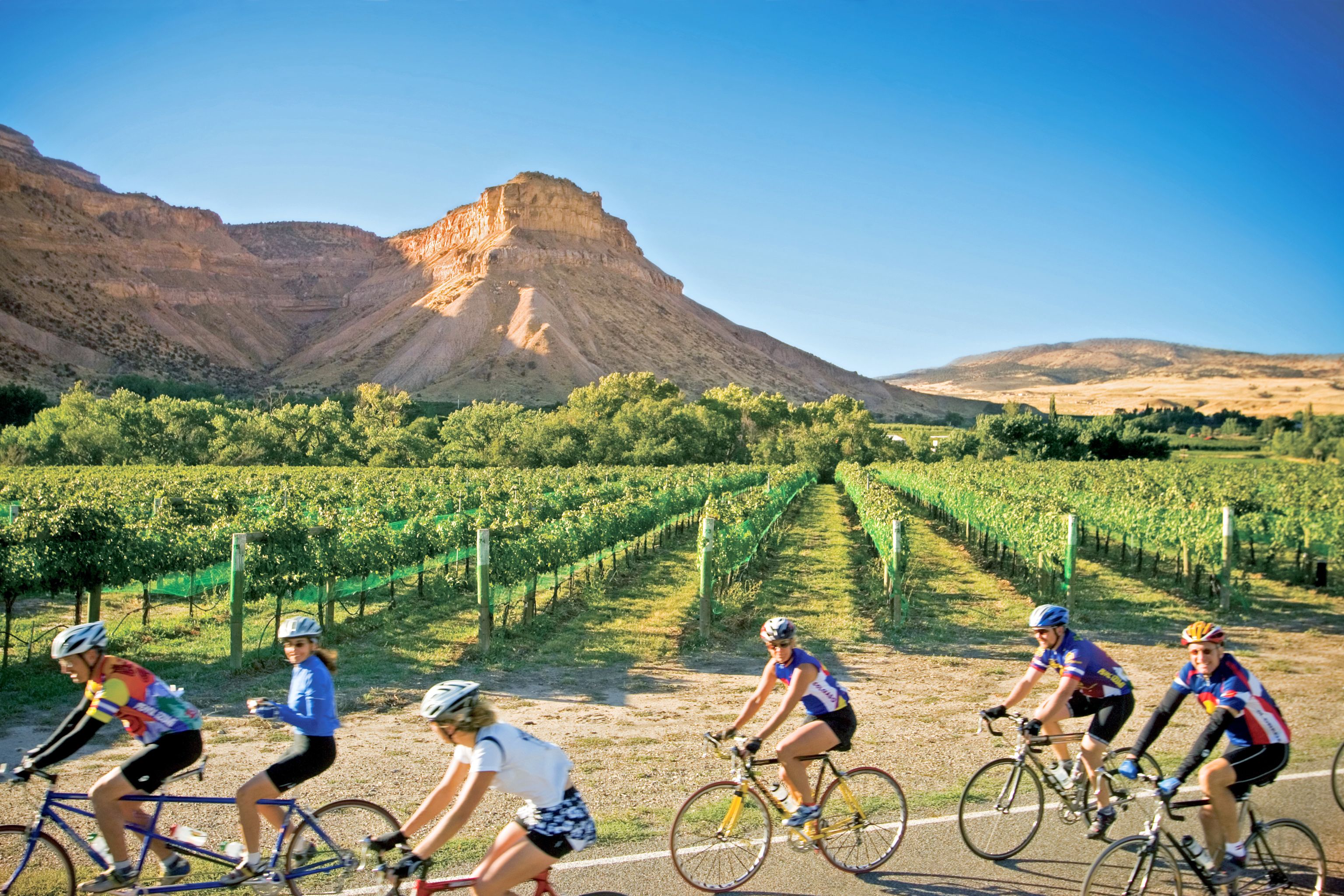 Fahrradtour in der Naehe von Grand Junction