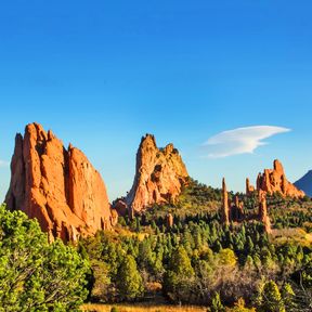 Garden of the Gods im Central Garden of Colorado Springs, Colorado