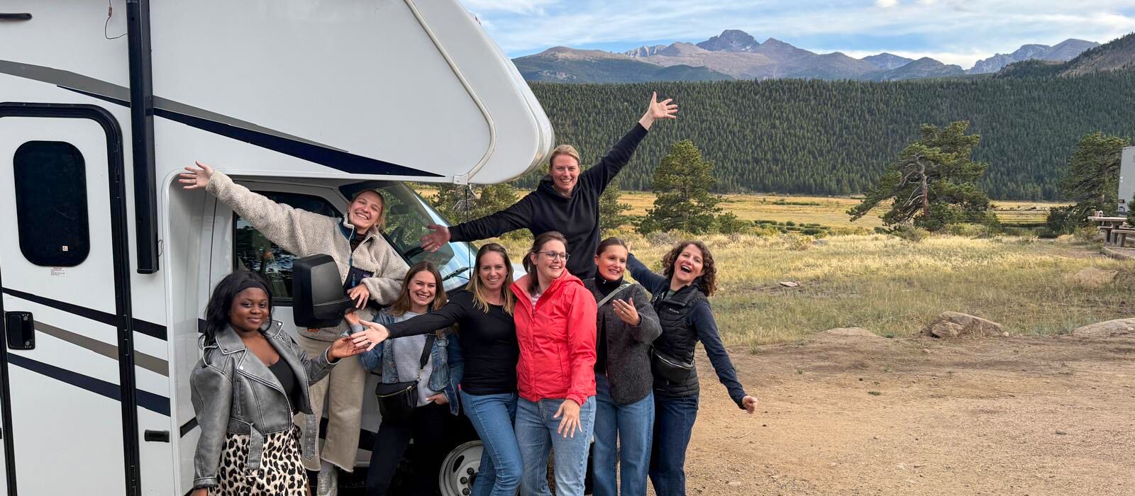 CANUSA-Gruppe im Rocky Mountain National Park CANUSA-Gruppe im Rocky Mountain National Park