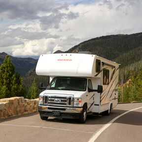 Wohnmobil im Rocky Mountain National Park Wohnmobil im Rocky Mountain National Park