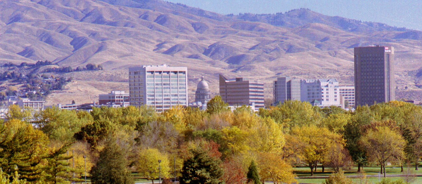 Idaho's capital city, Boise was founded as a fort along the Oregon Trail.