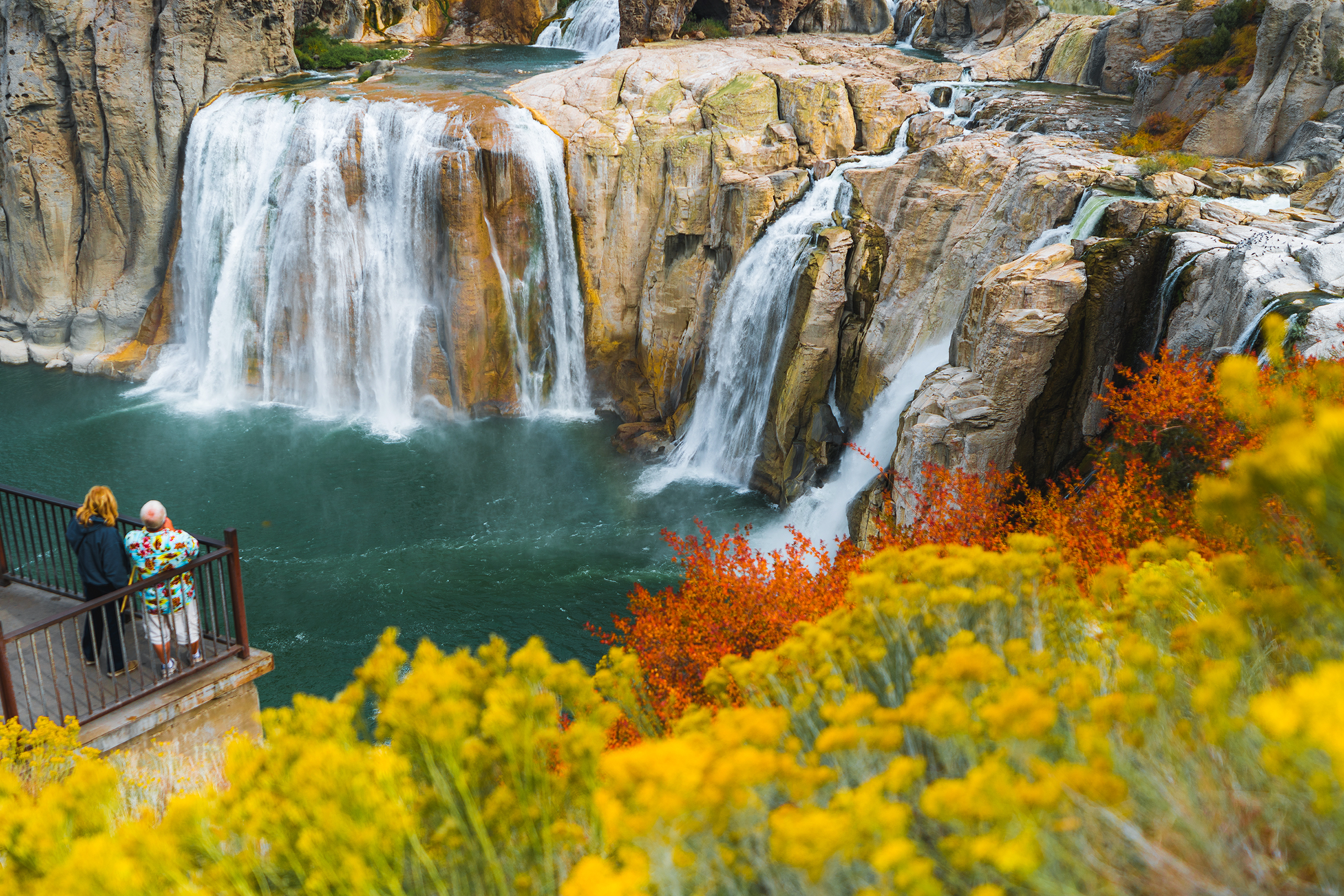 Die traumhaften Shoshone Falls in Idaho