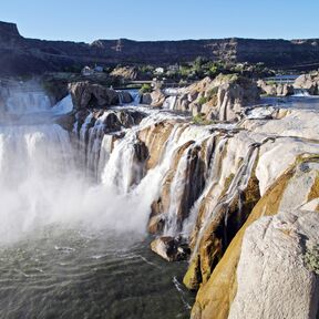 Blick auf die Shoshone Falls