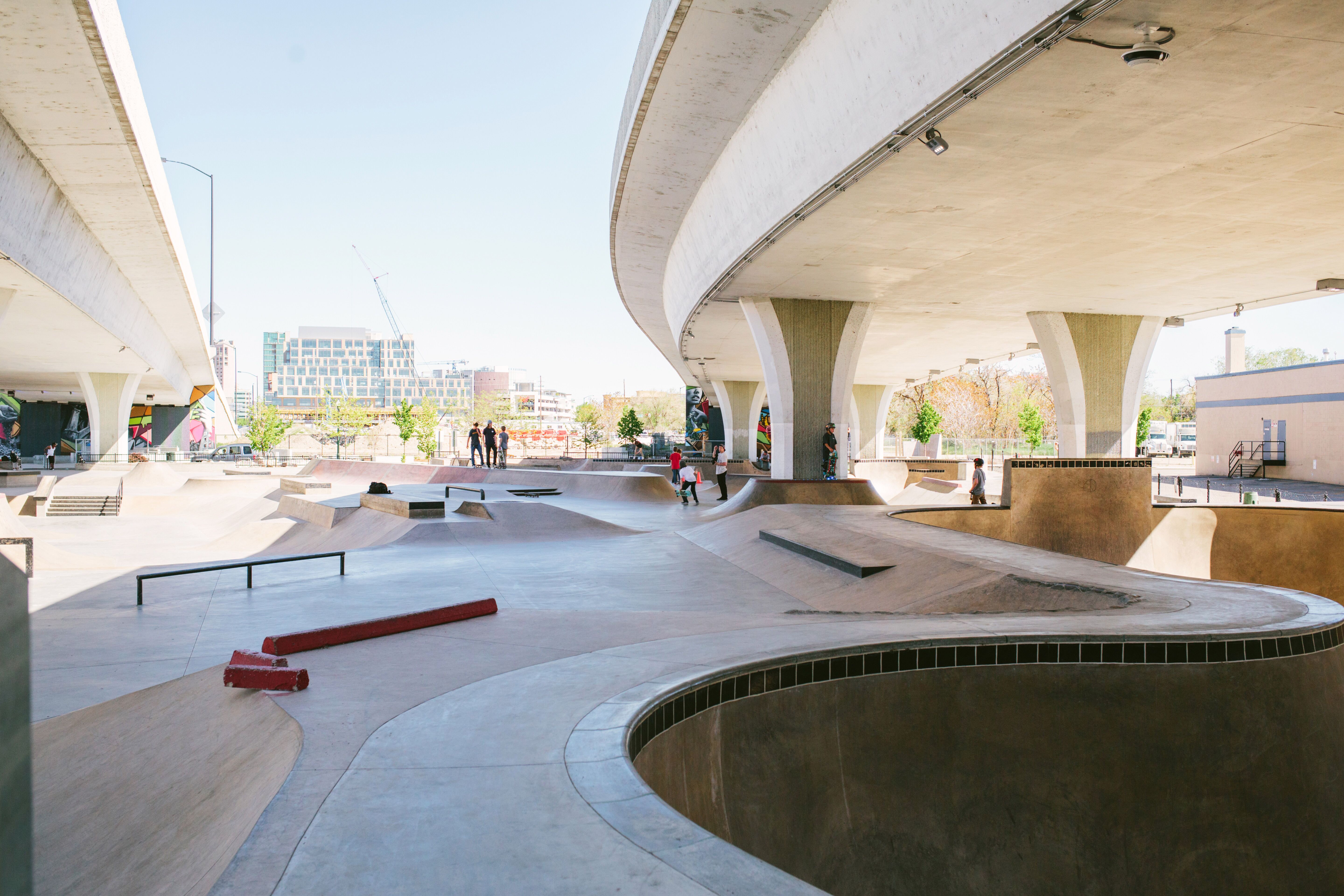 Der Rhodes Skate Park in Boise