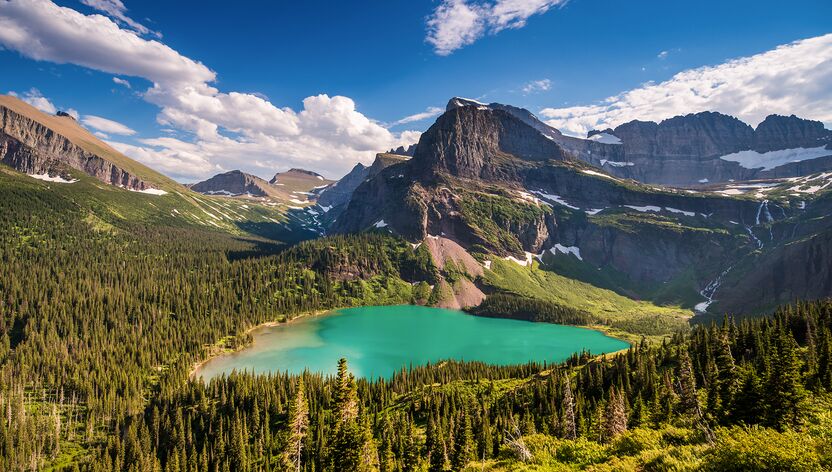 Sommer in den Bergen in Montana Sommer in den Bergen in Montana