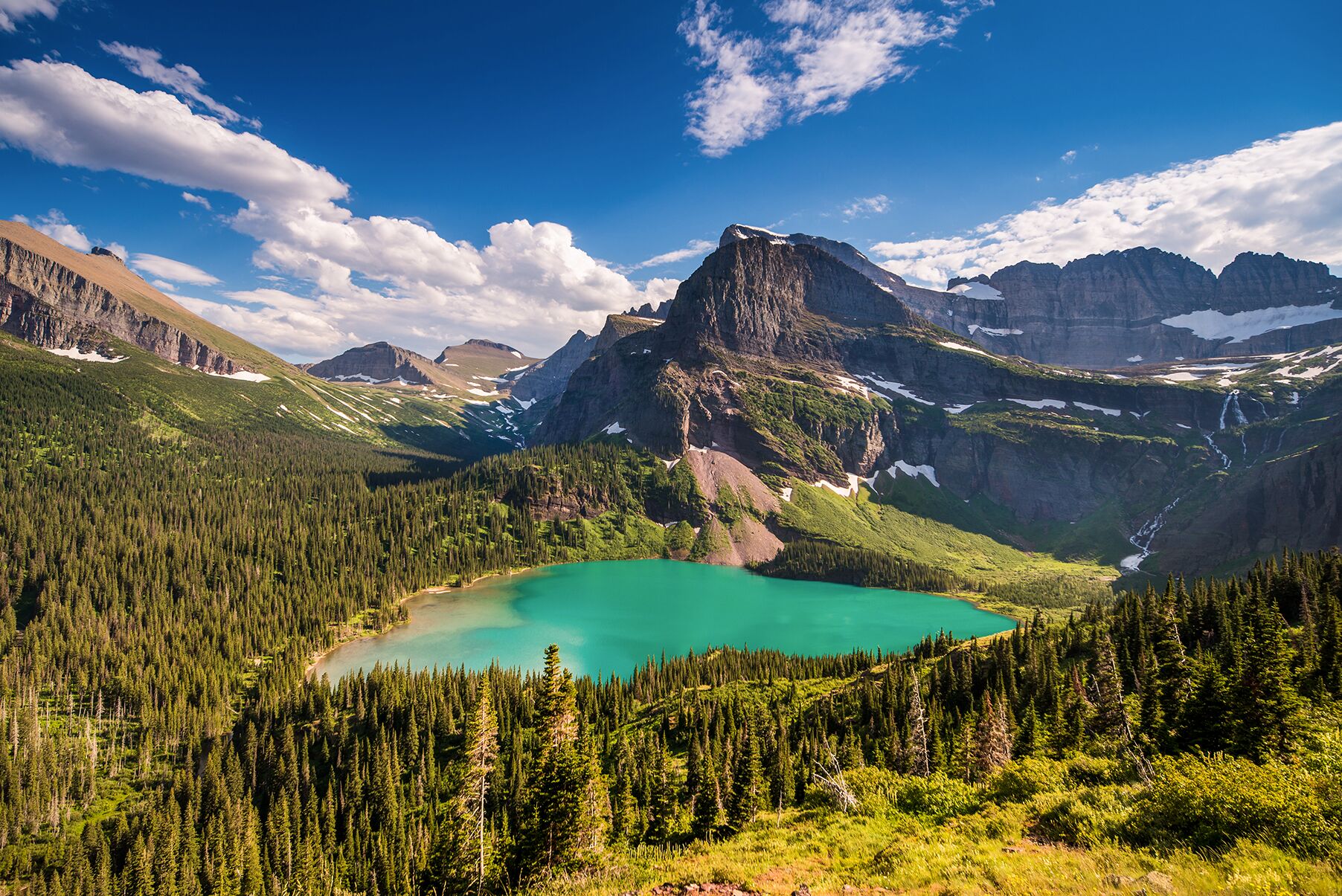 Sommer in den Bergen in Montana