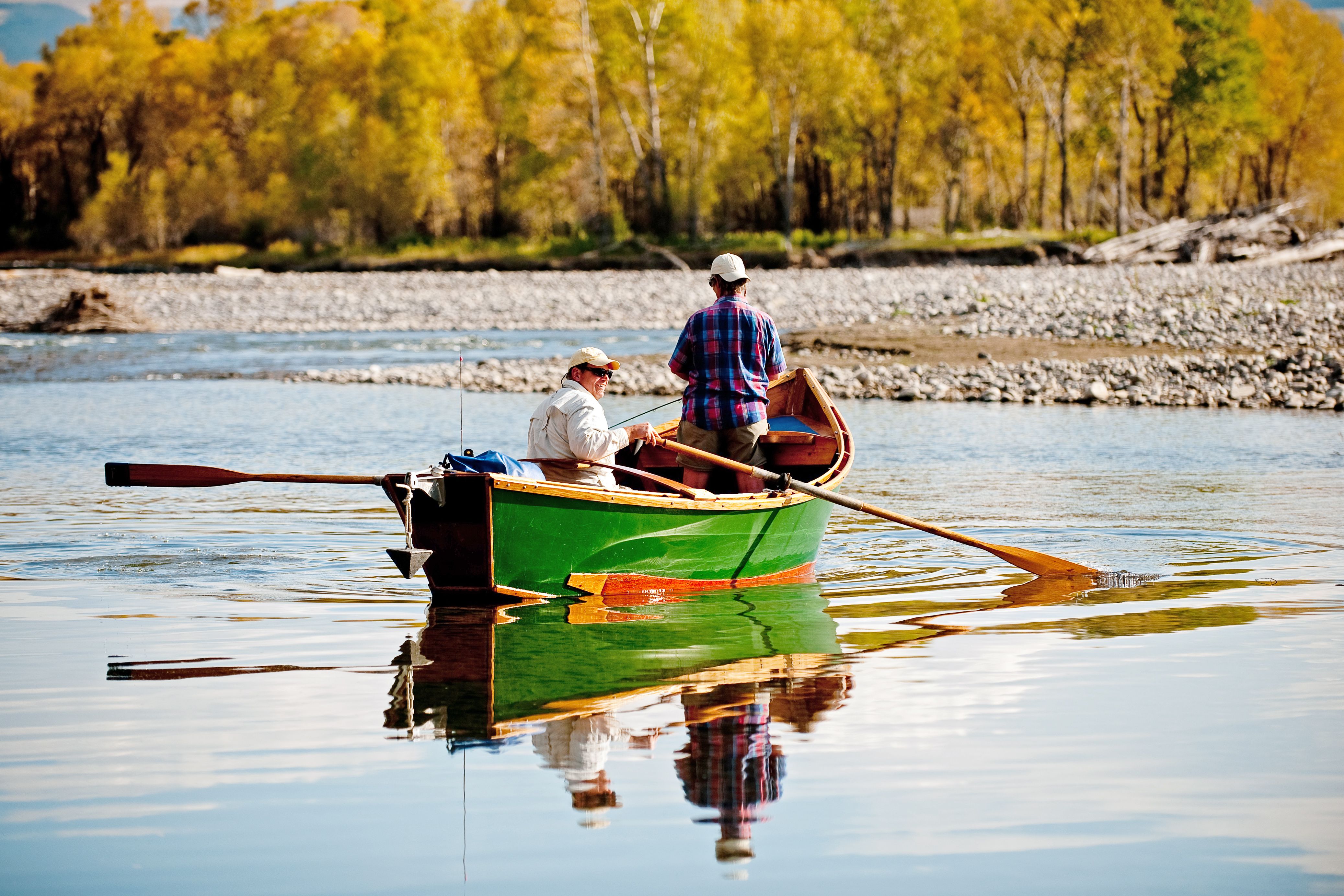 Angeln auf dem Yellowstone River