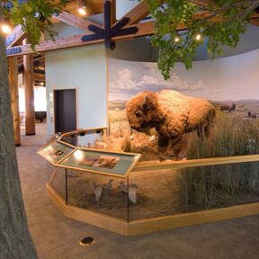 Basin Lewis & Clark Center in Missouri River in Nebraska