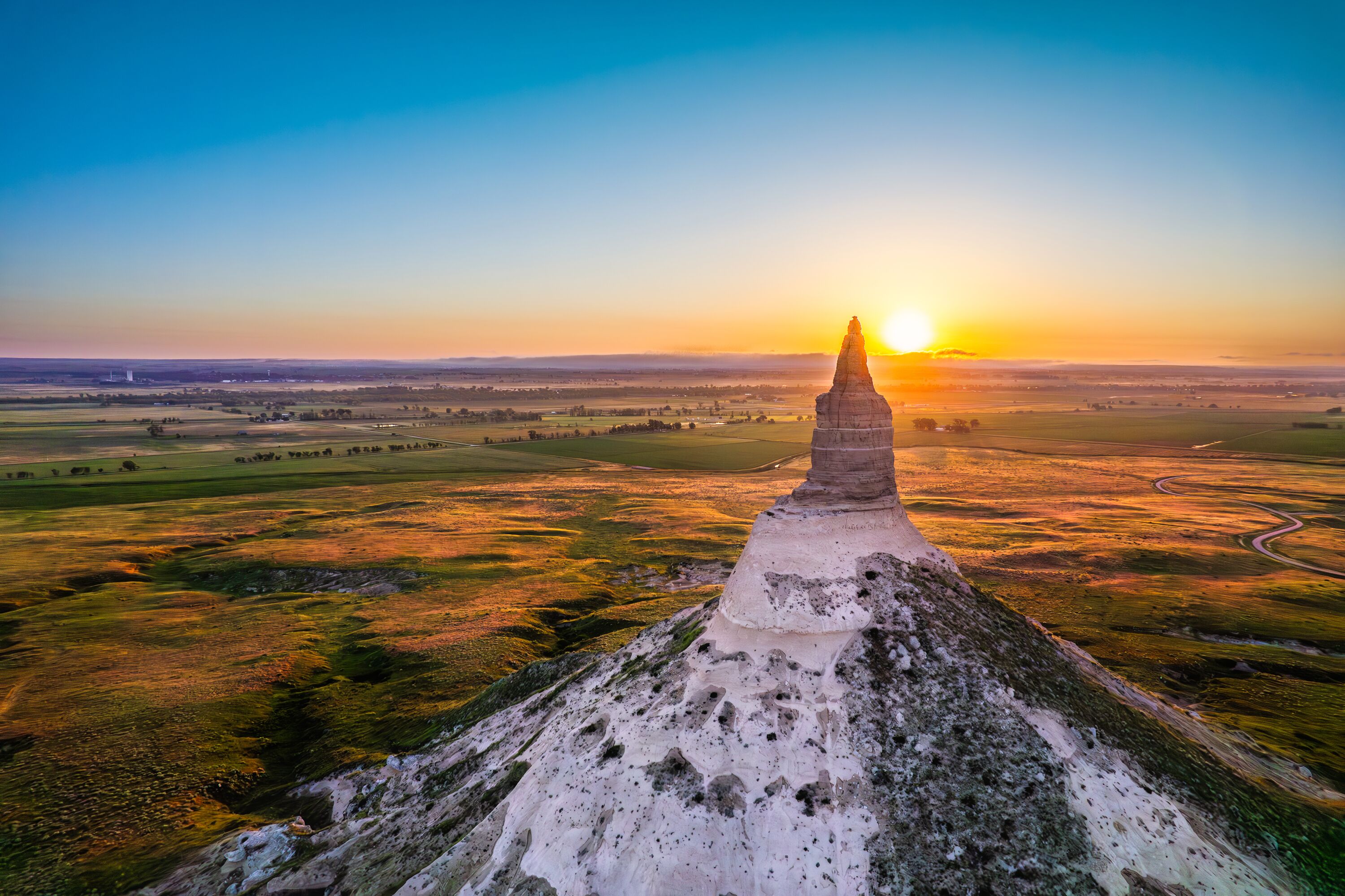 Chimney Rock in Nebraska