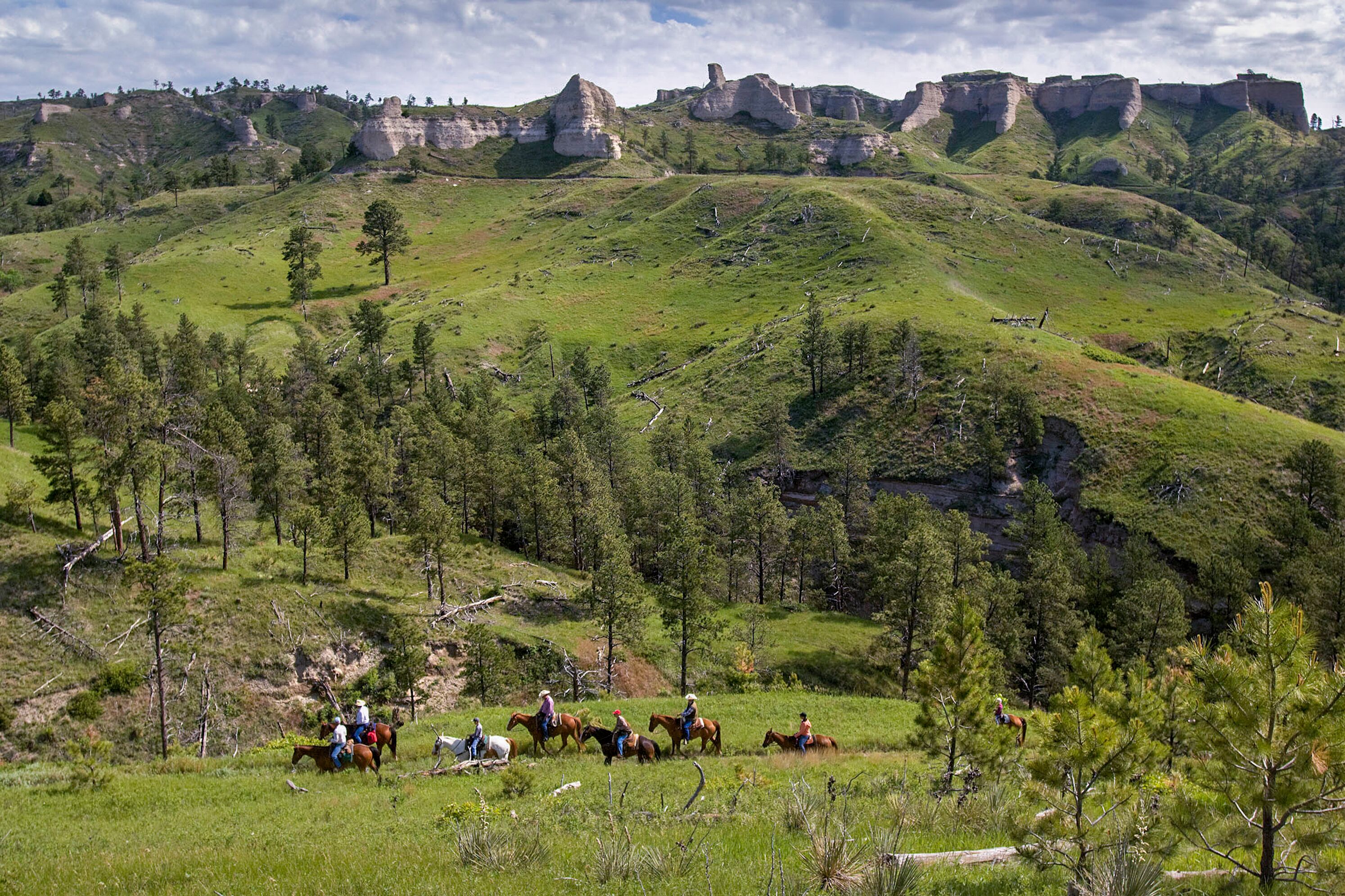 Landschaft Nordwest in Nebraska