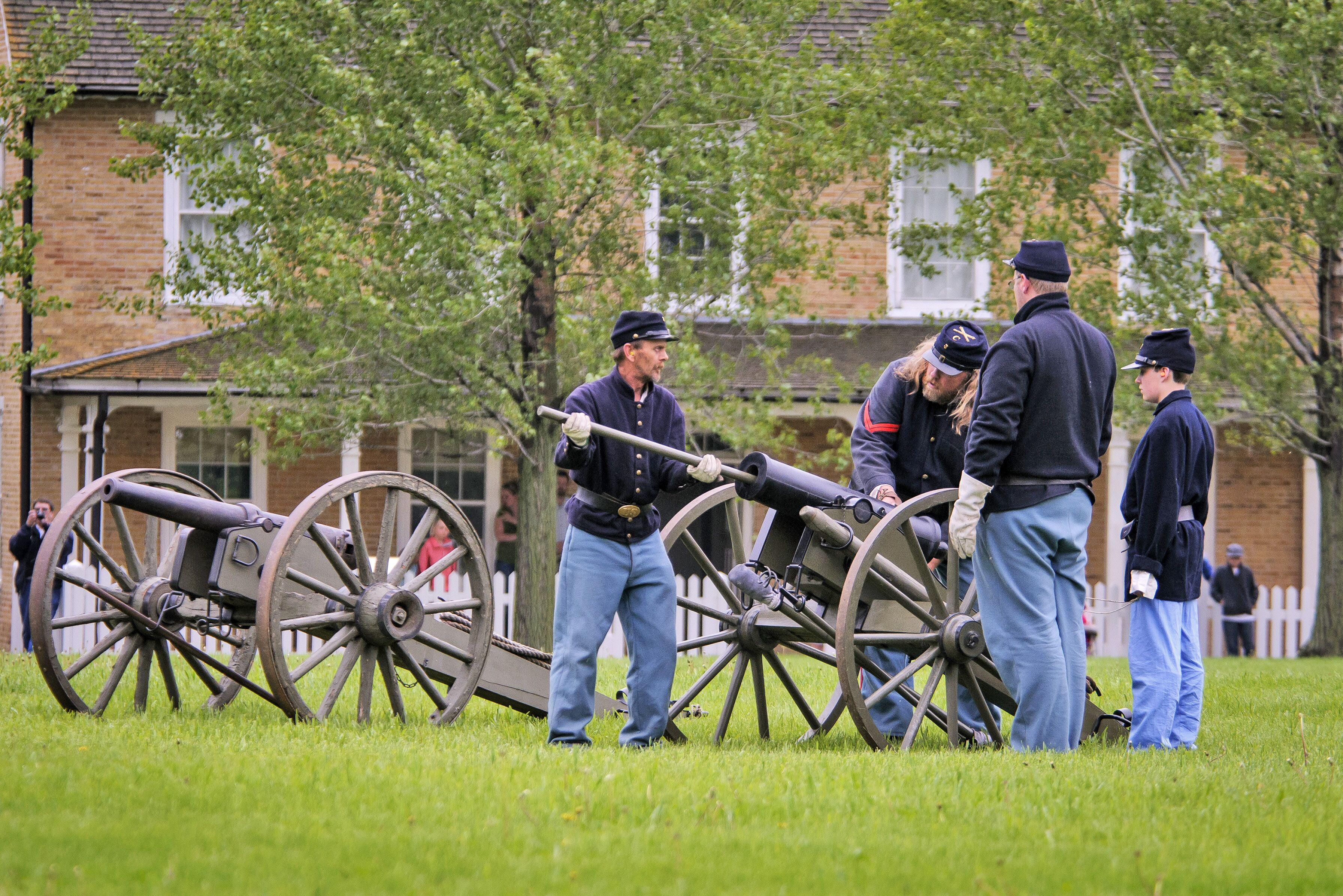 Historische Spiele Fort Sisseton, South Dakota