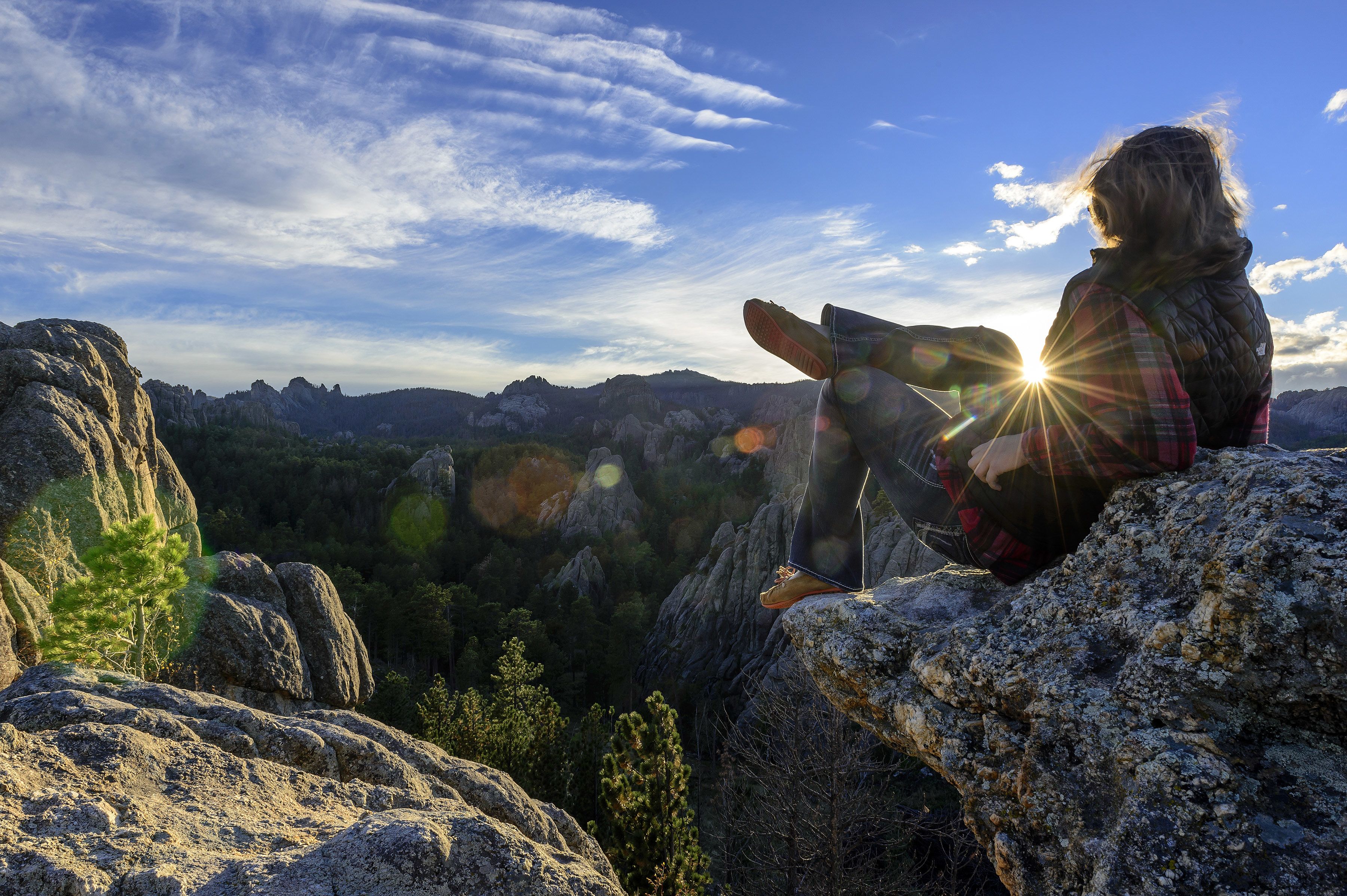 Die Sonne genieÃŸen im Black Hills National Forest, South Dakota