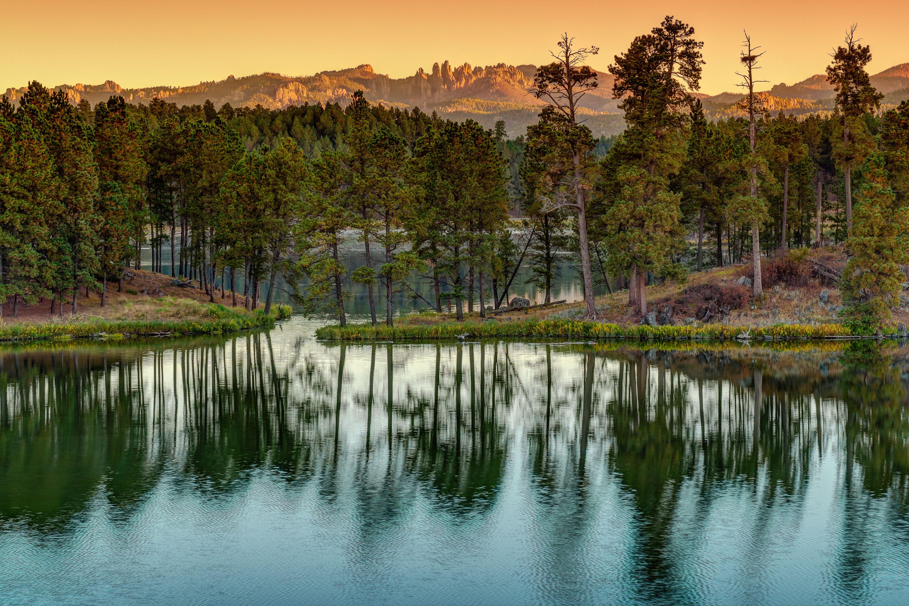 Sonnenuntergang am Stockade Lake