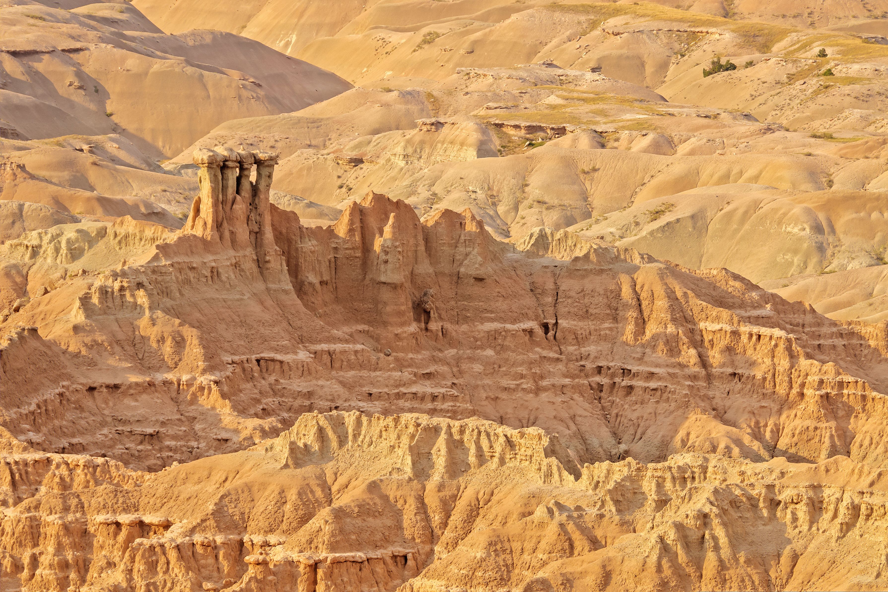 Badlands in South Dakota