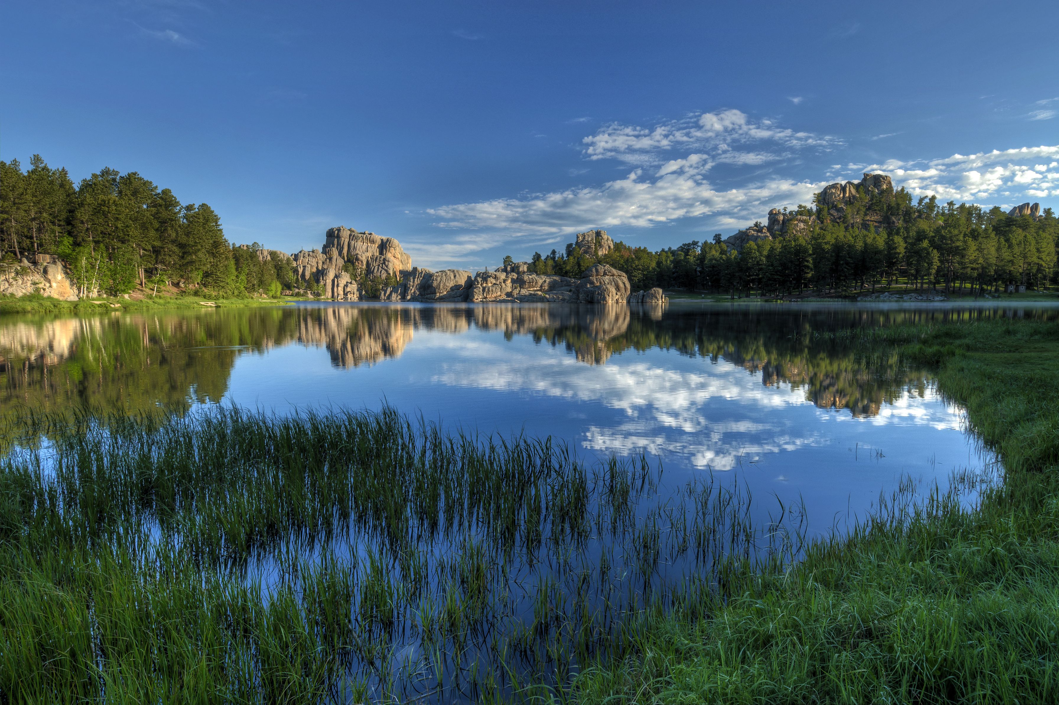 Panoramablick auf den Sylvan Lake