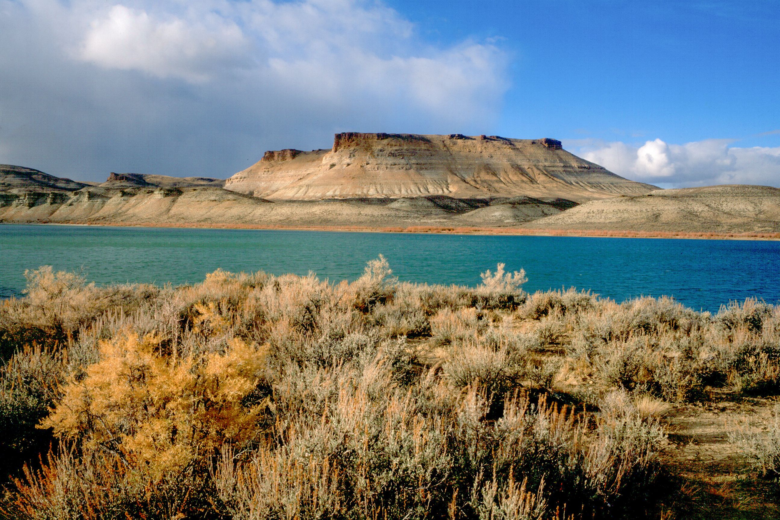 Das Erholungsgebiert "Flaming Gorge National Recreation Area" in Wyoming