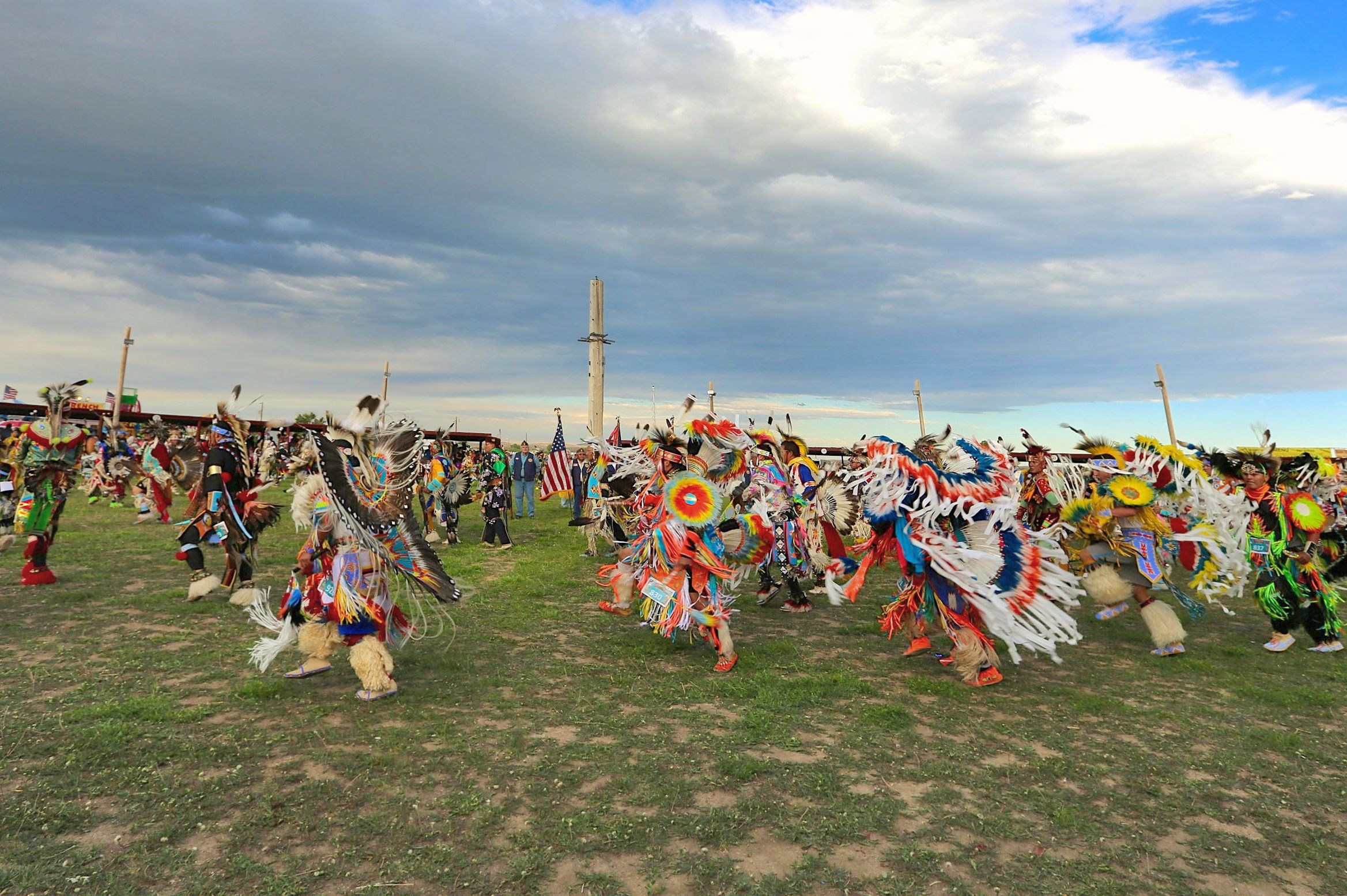 Ein Pow Wow Festival in Wyoming