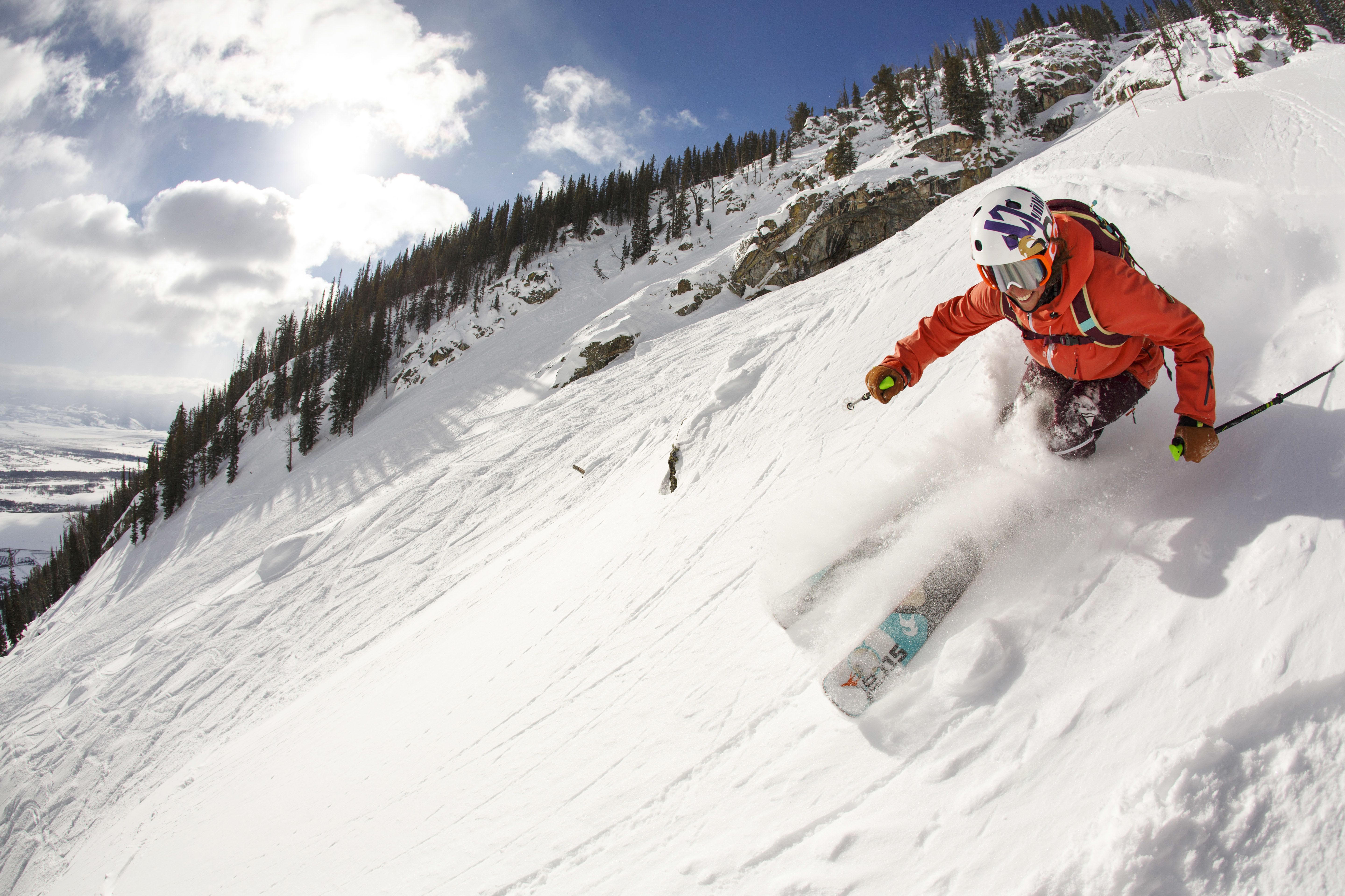 Ski fahren in Wyoming