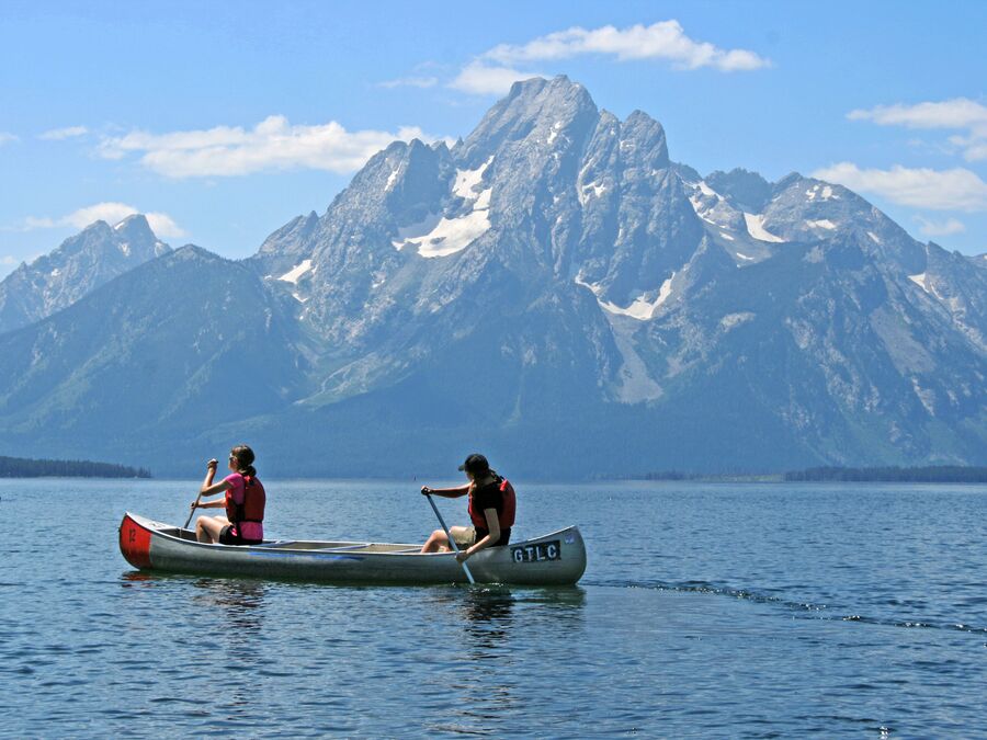 Kanutour auf dem Jenny Lake