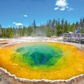 Morning Glory Pool im Yellowstone National Park