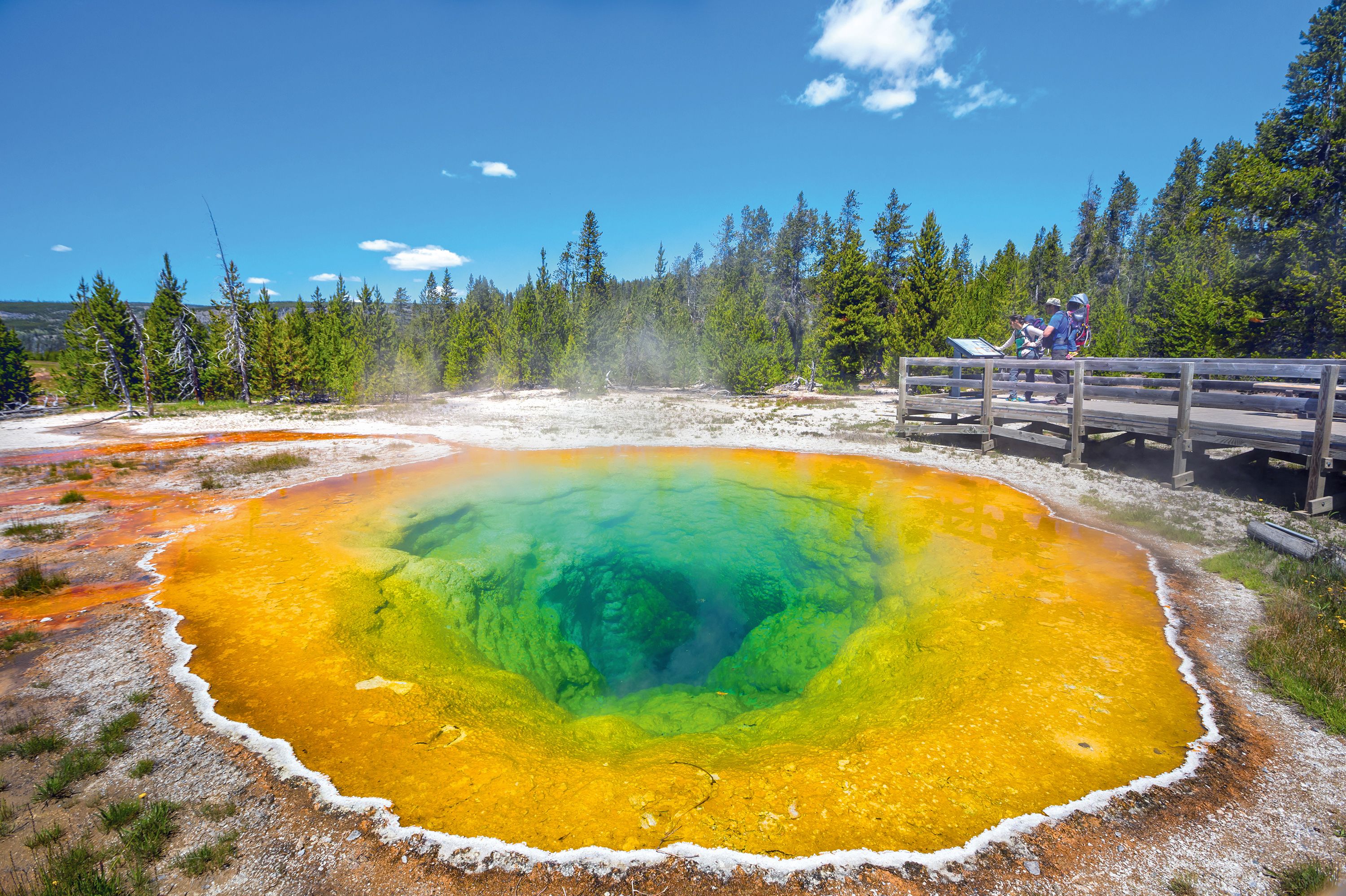 Morning Glory Pool im Yellowstone National Park