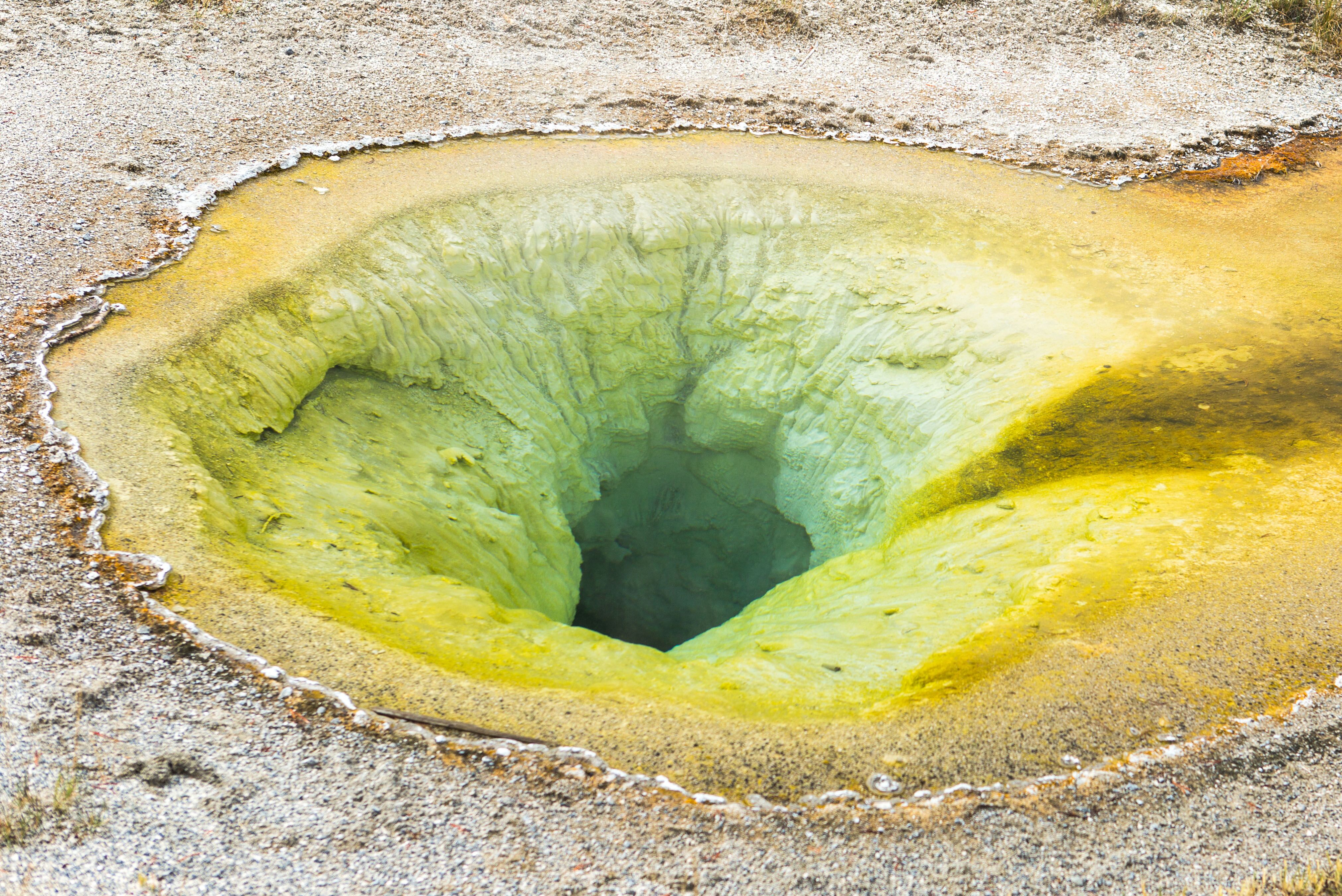 Das Obere Geysir-Becken im Yellowstone-Nationalpark in Wyoming