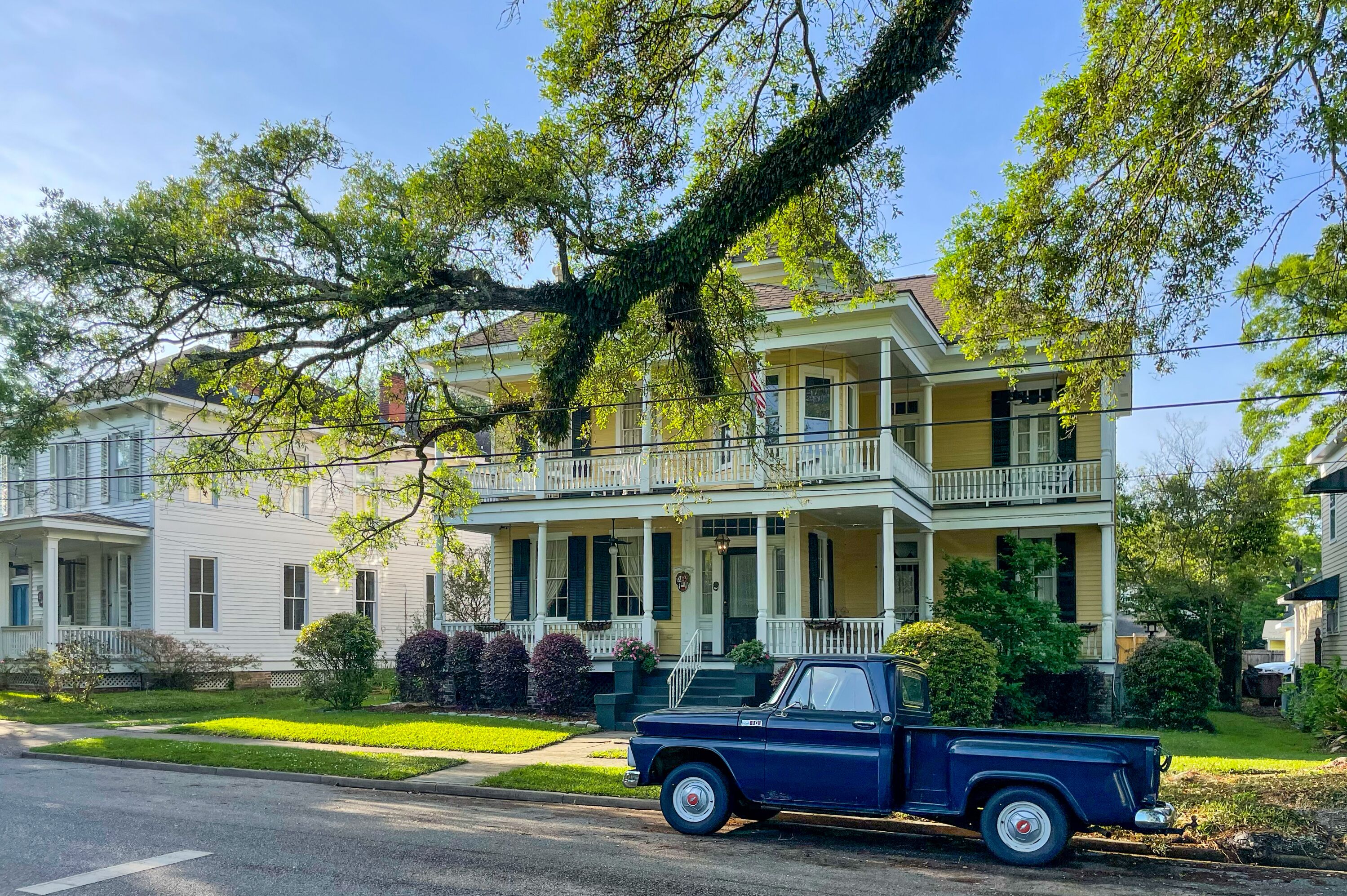 Straße in Mobile, Alabama