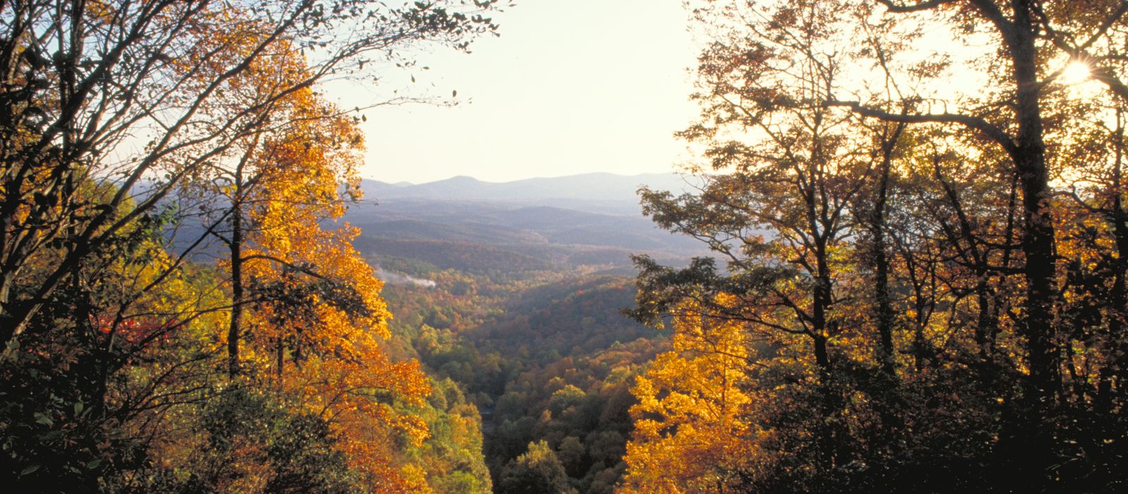 Herbstlandschaft in Georgia