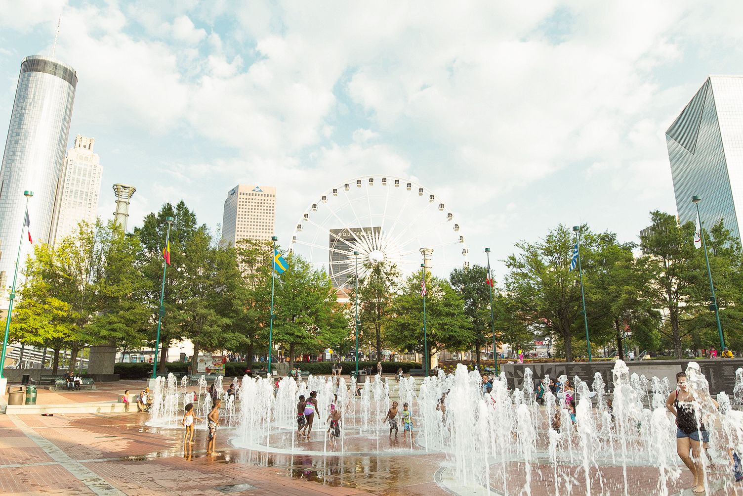 Der Centennial Olympic Park in Atlanta, Georgia