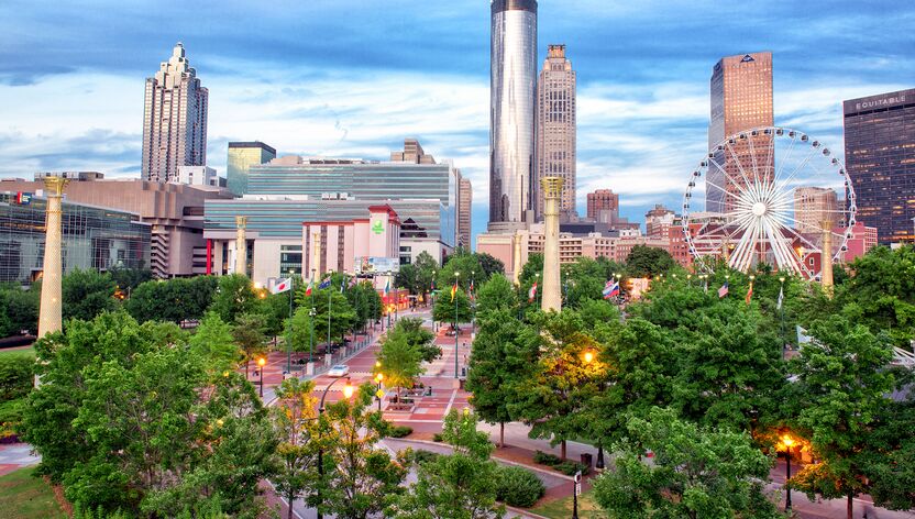 Skyline von Atlanta, Georgia