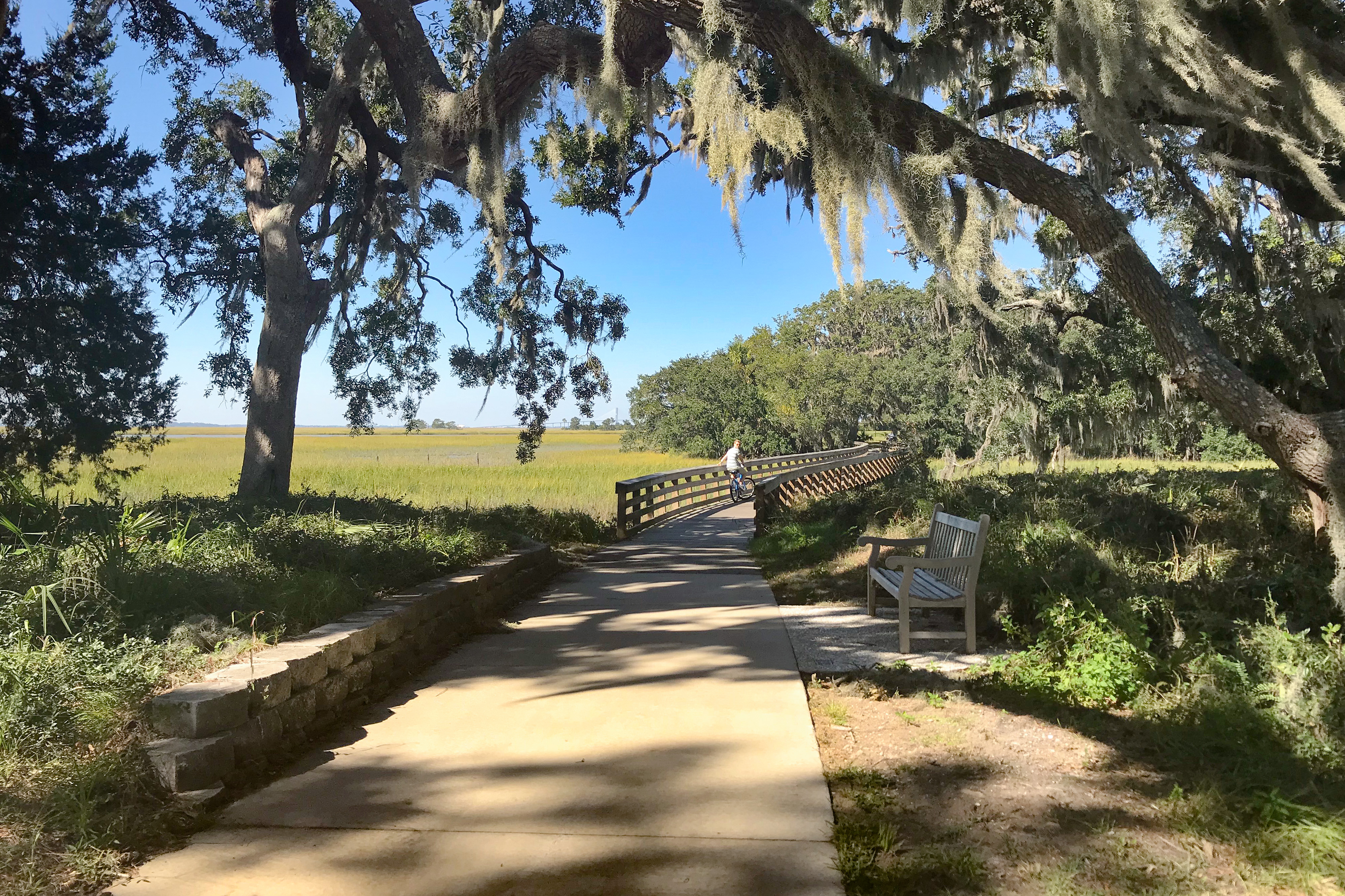 Mit dem Fahrrad Jekyll Island in Georgia erkunden