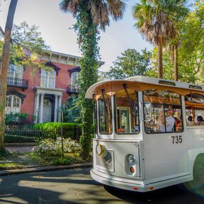 Eine Tour der Old Savannah Tours durch das Historic District in Savannah