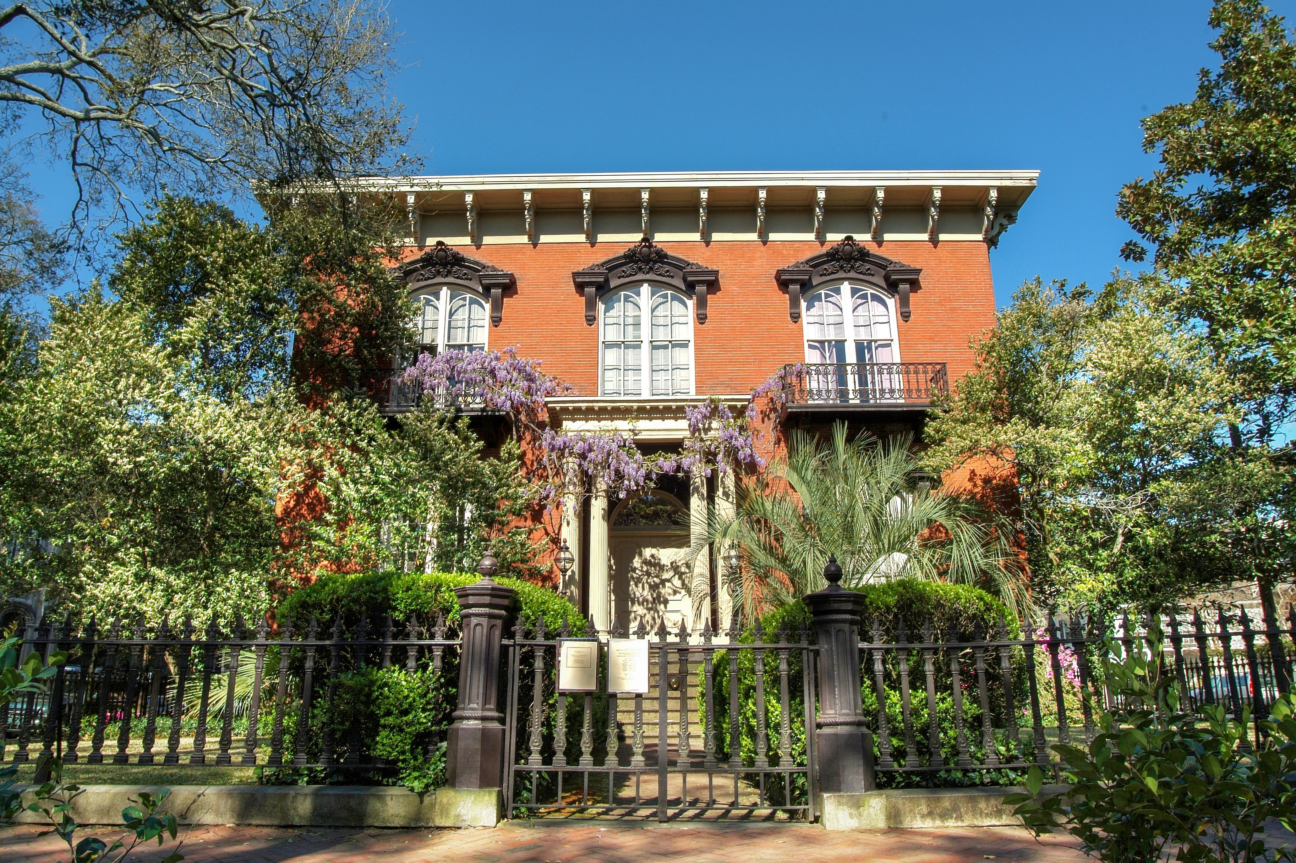 Das Mercer Williams House Museum in Savannah, Georgia