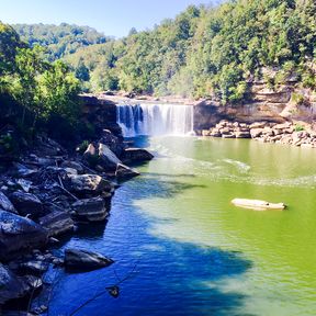 Cumberland Falls in Kentucky