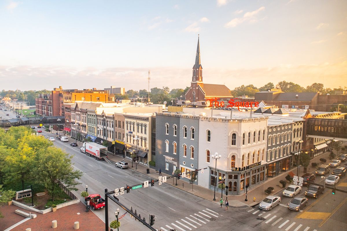 Blick auf Downtown Lexington