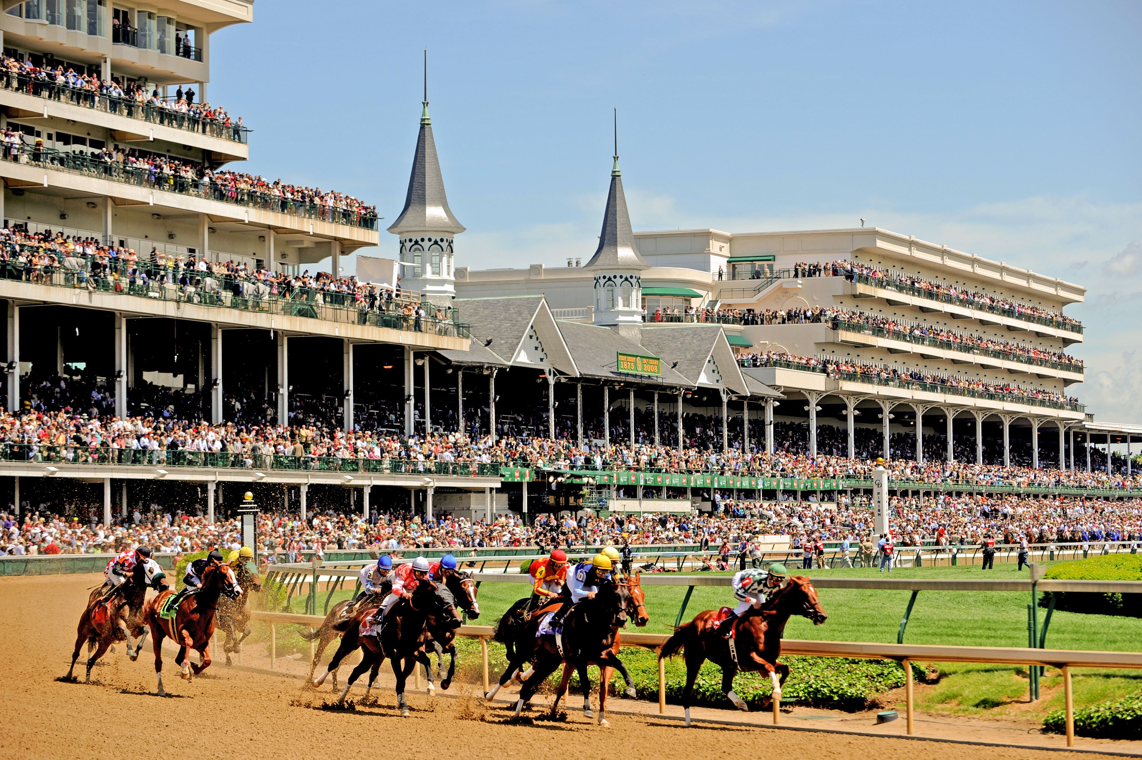 Die Rennstrecke Churchill Downs in Louisville