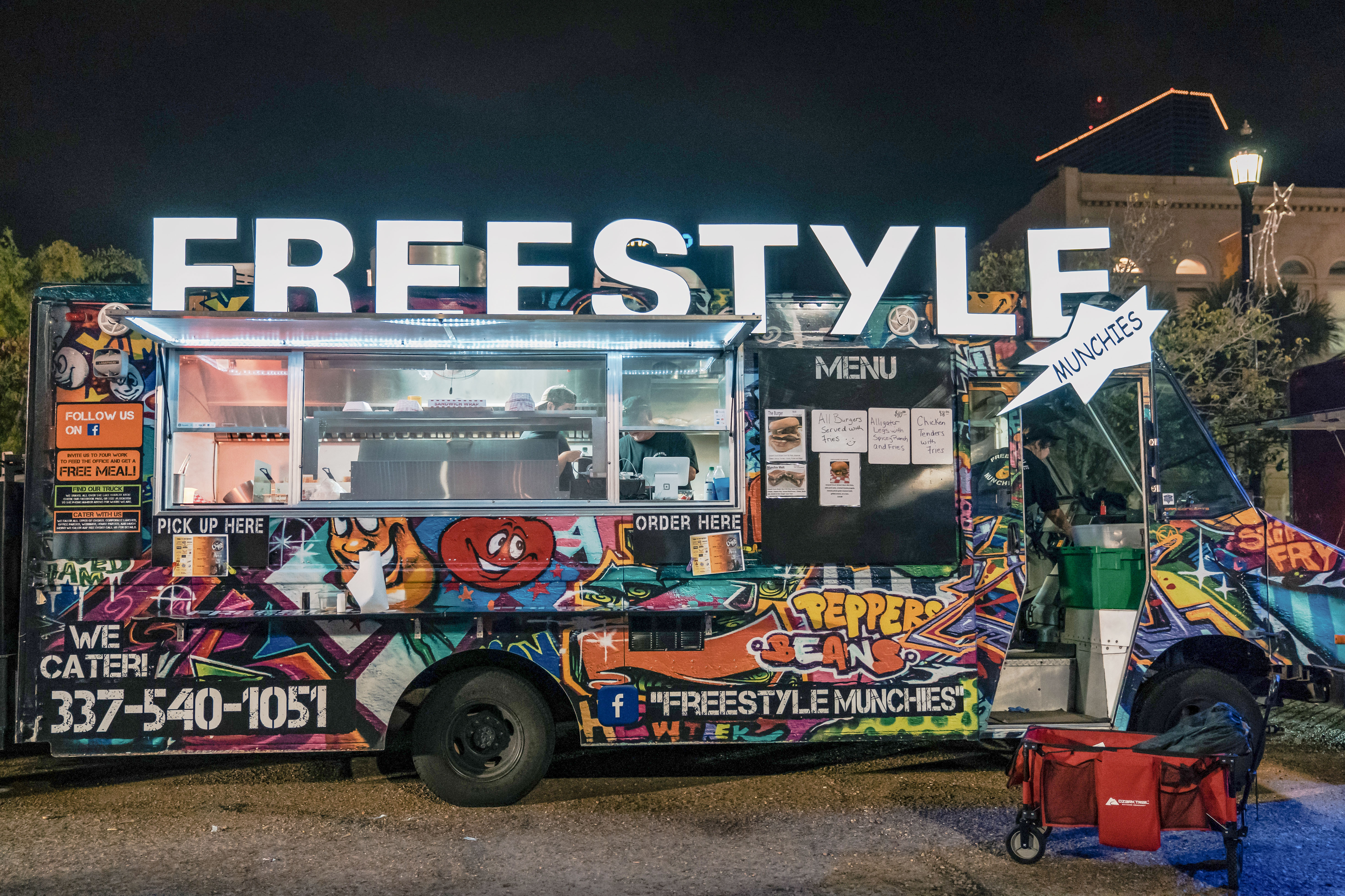 Der Foodtruck von Freestyle Munchiesin Lake Charles, Louisiana