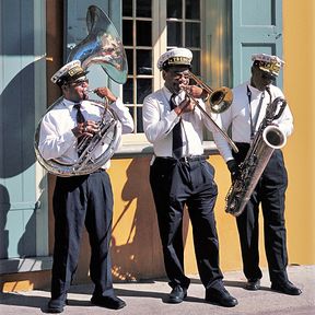 Jazzmusiker in New Orleans