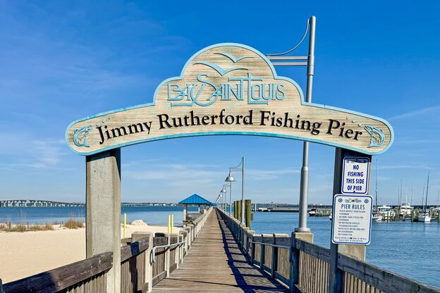Jimmy Rutherford Fishing Pier in Bay St. Louis
