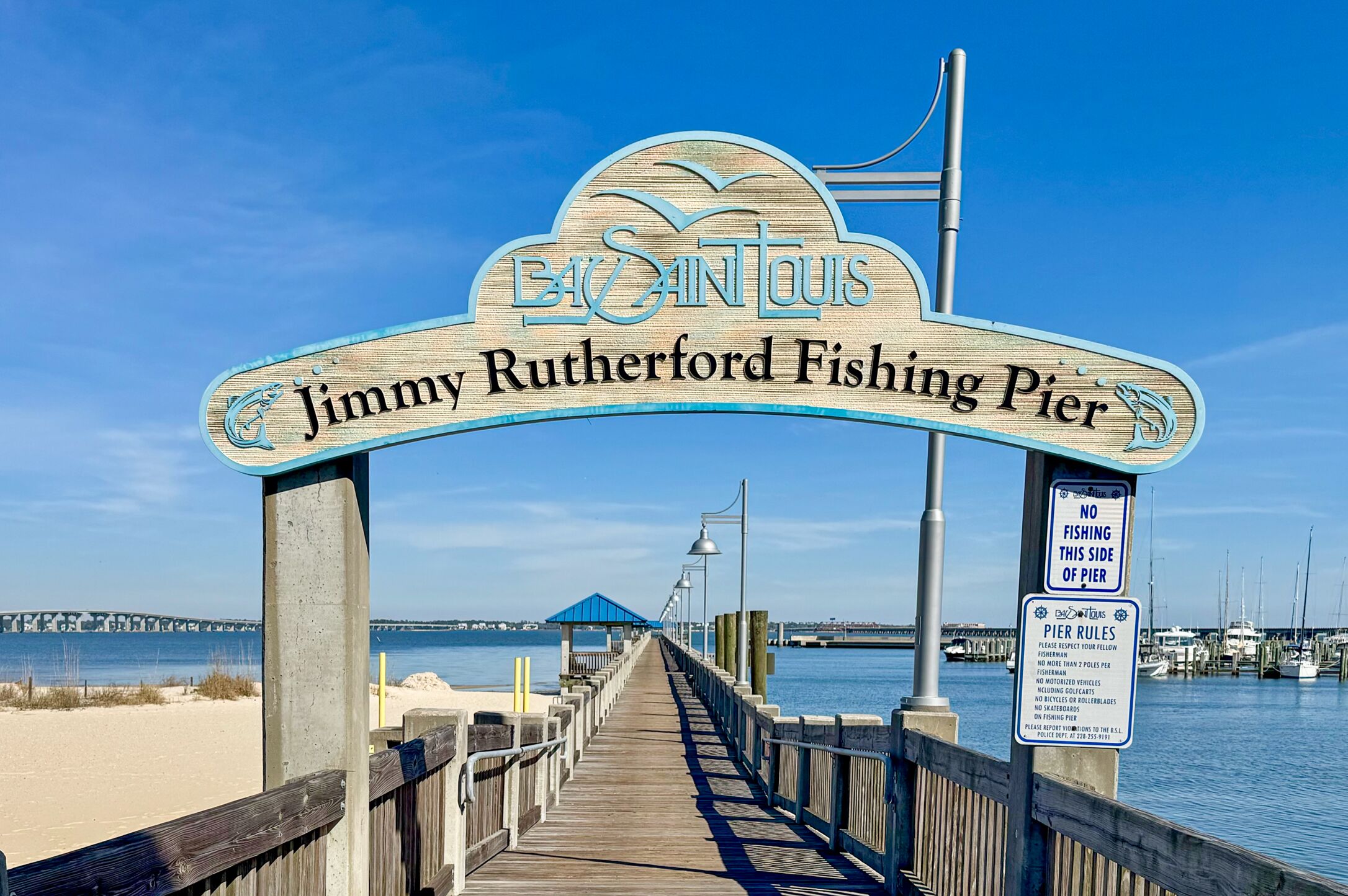 Jimmy Rutherford Fishing Pier in Bay St. Louis Jimmy Rutherford Fishing Pier in Bay St. Louis