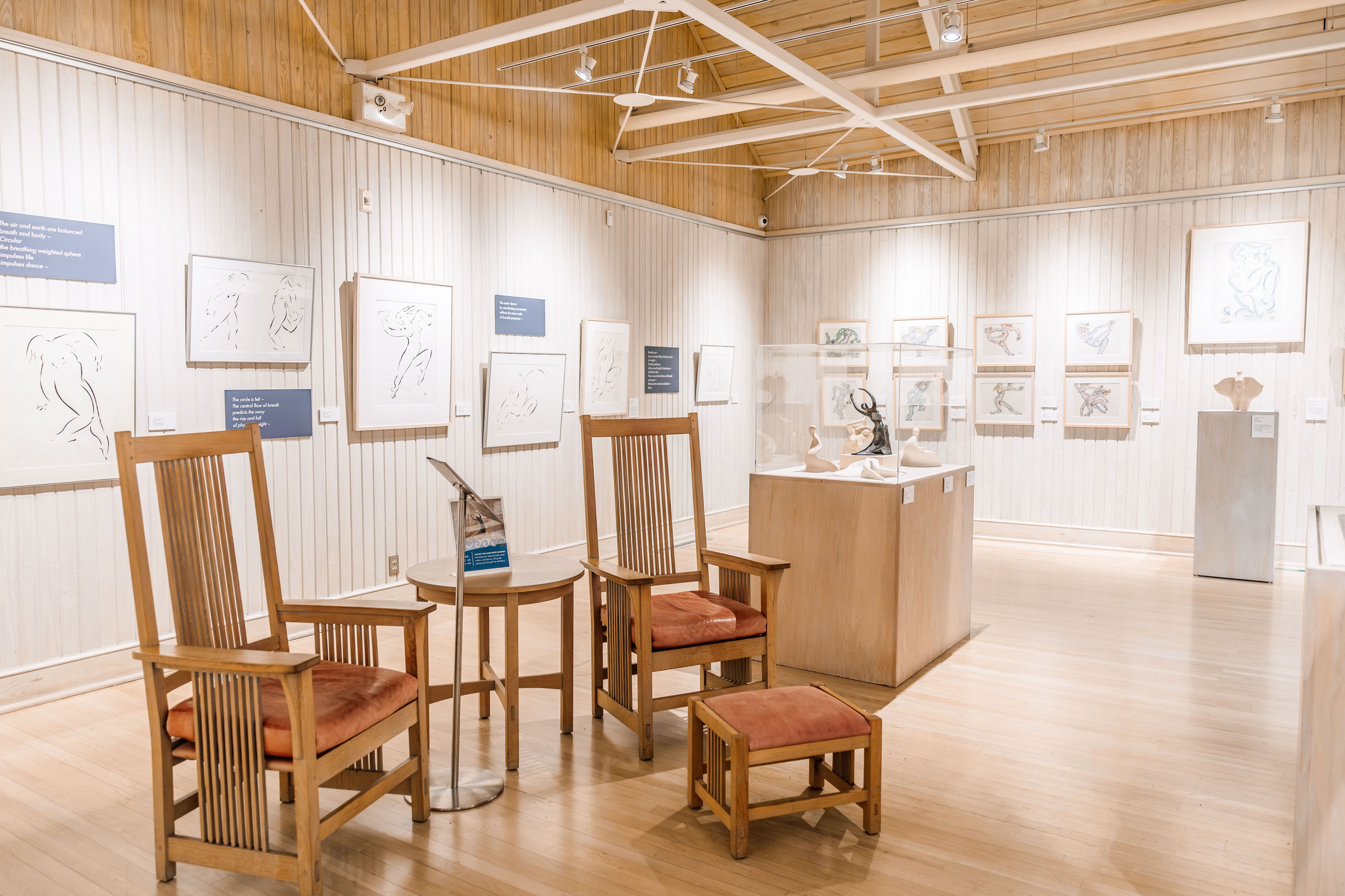 Ausstellung im Walter Anderson Museum of Art in Ocean Springs in Mississippi Ausstellung im Walter Anderson Museum of Art in Ocean Springs in Mississippi