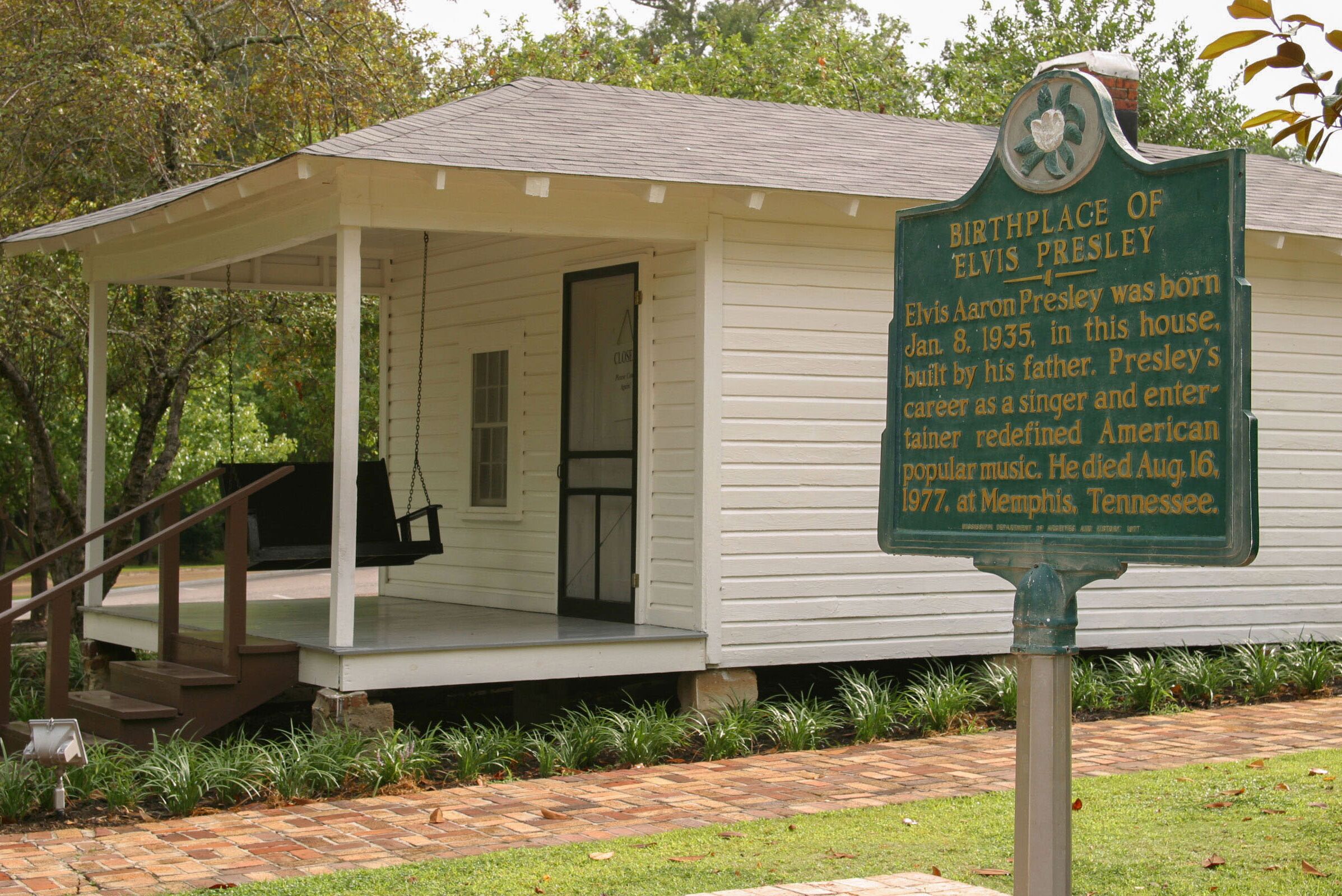 Geburtsort von Elvis im "Elvis Presley Birthplace & Museum"