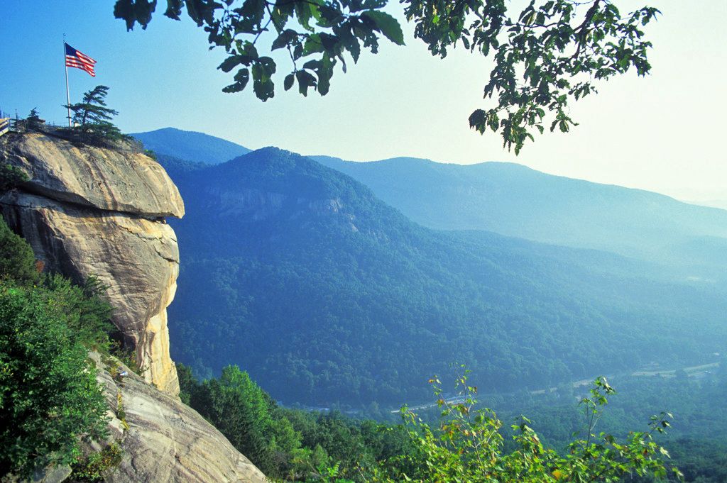 The Chimney im Chimney Rock Park