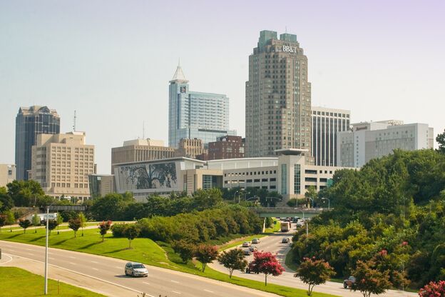 Die Skyline von Raleigh Die Skyline von Raleigh