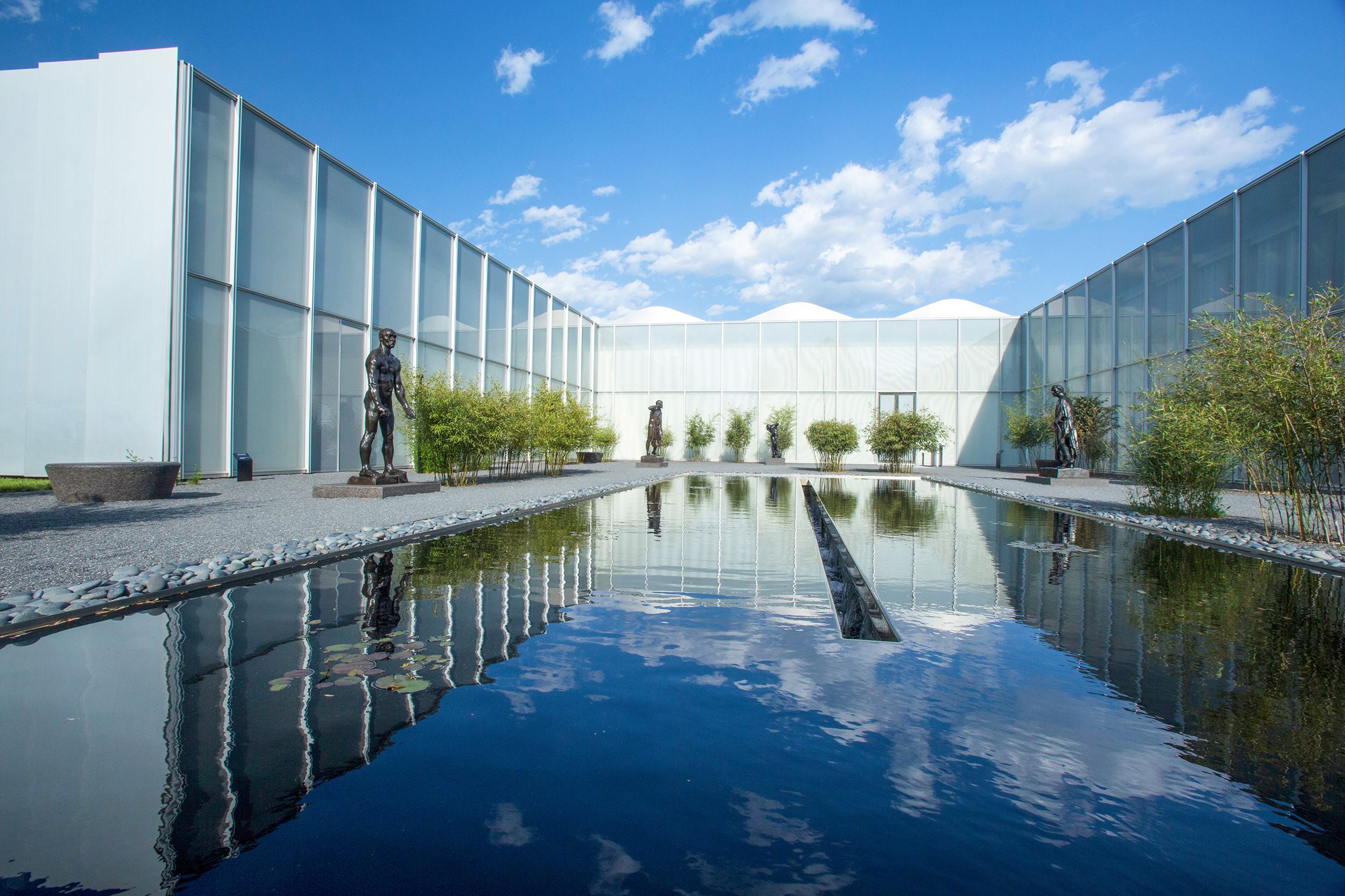 Der Rodin Sculpture Garden in Raleigh, North Carolina