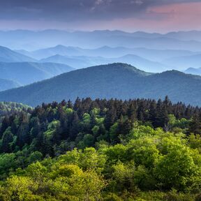 Great Smoky Mountains Nationalpark in North Carolina