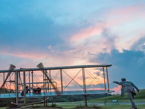 Impression des Wright Brothers National Memorial in Kill Devil Hills, North Carolina